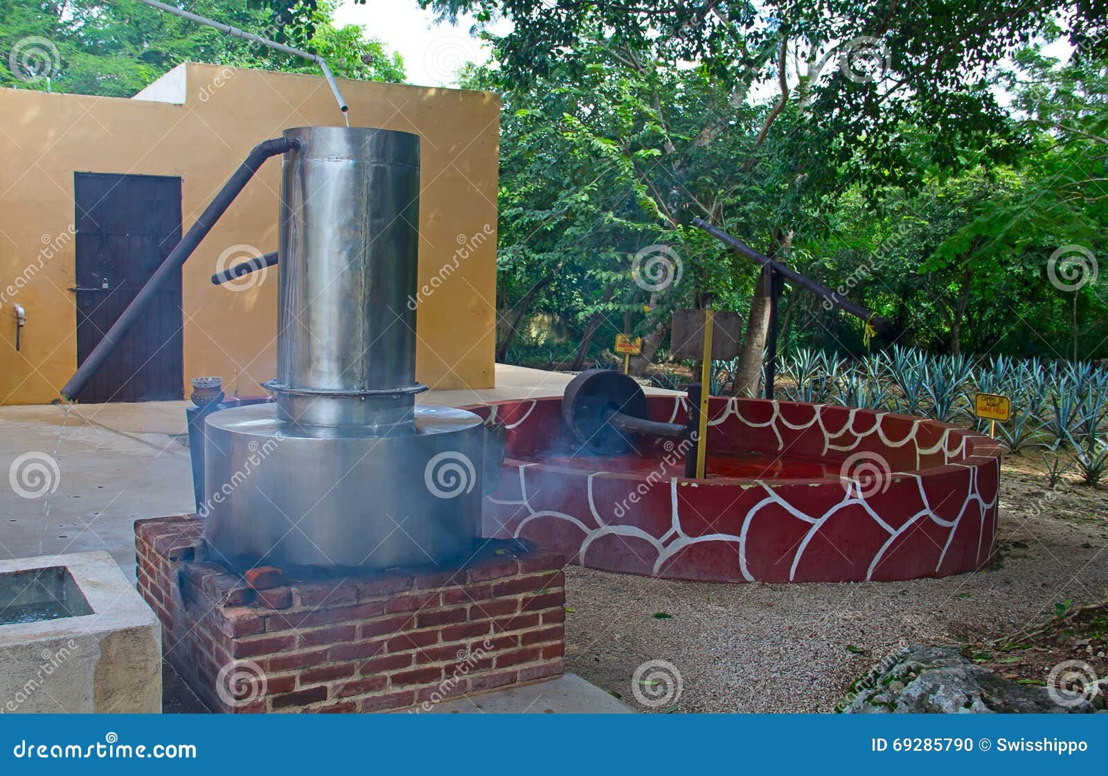 Tequila factory stock photo. Image of anniversary, barrel 69285790