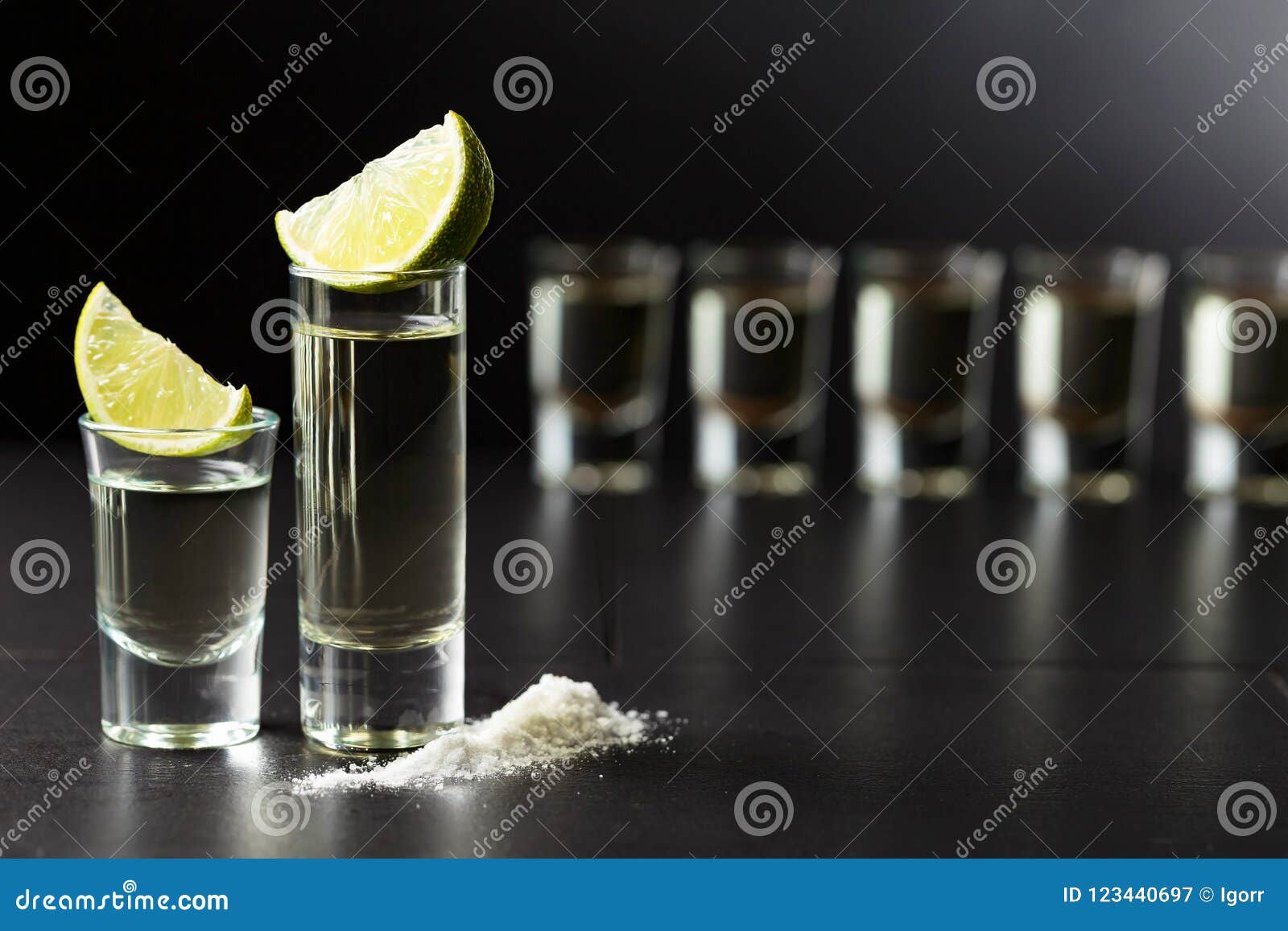 Tequila , lime and salt. stock image. Image of salt 123440697