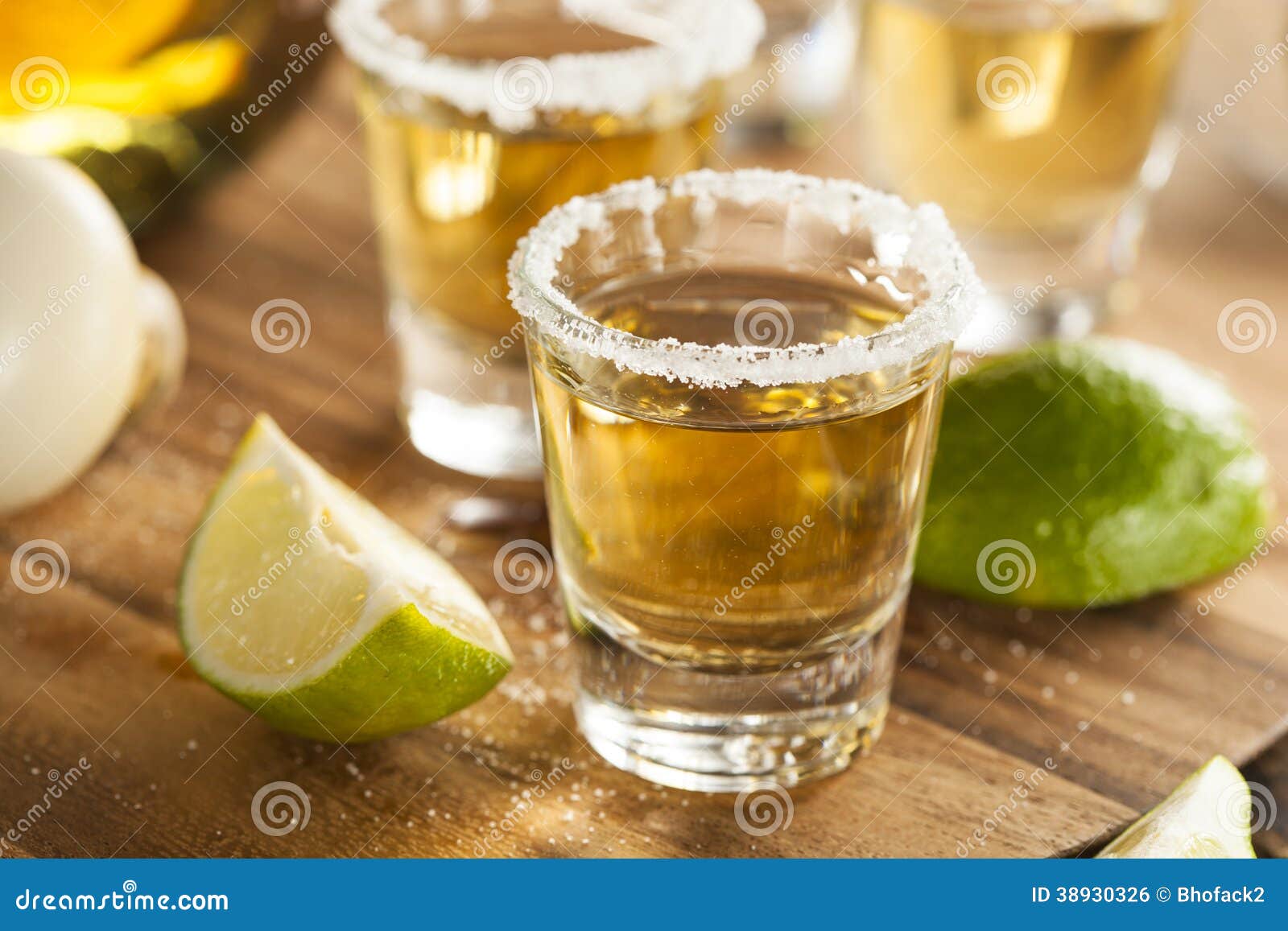 Tequila Shots with Lime and Salt Stock Photo - Image of tequila ...