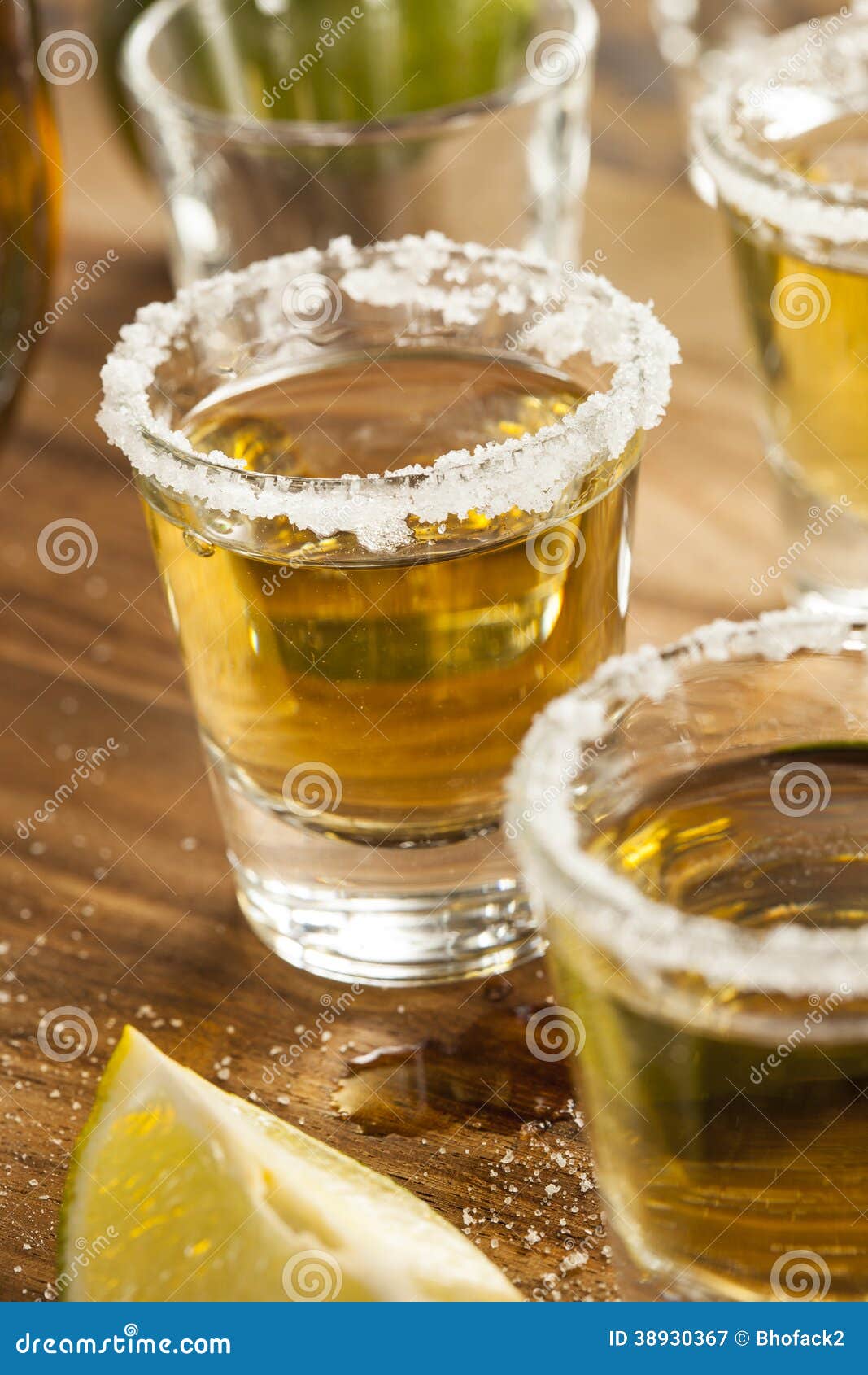 Tequila Shots with Lime and Salt Stock Image Image of cool, alcoholic