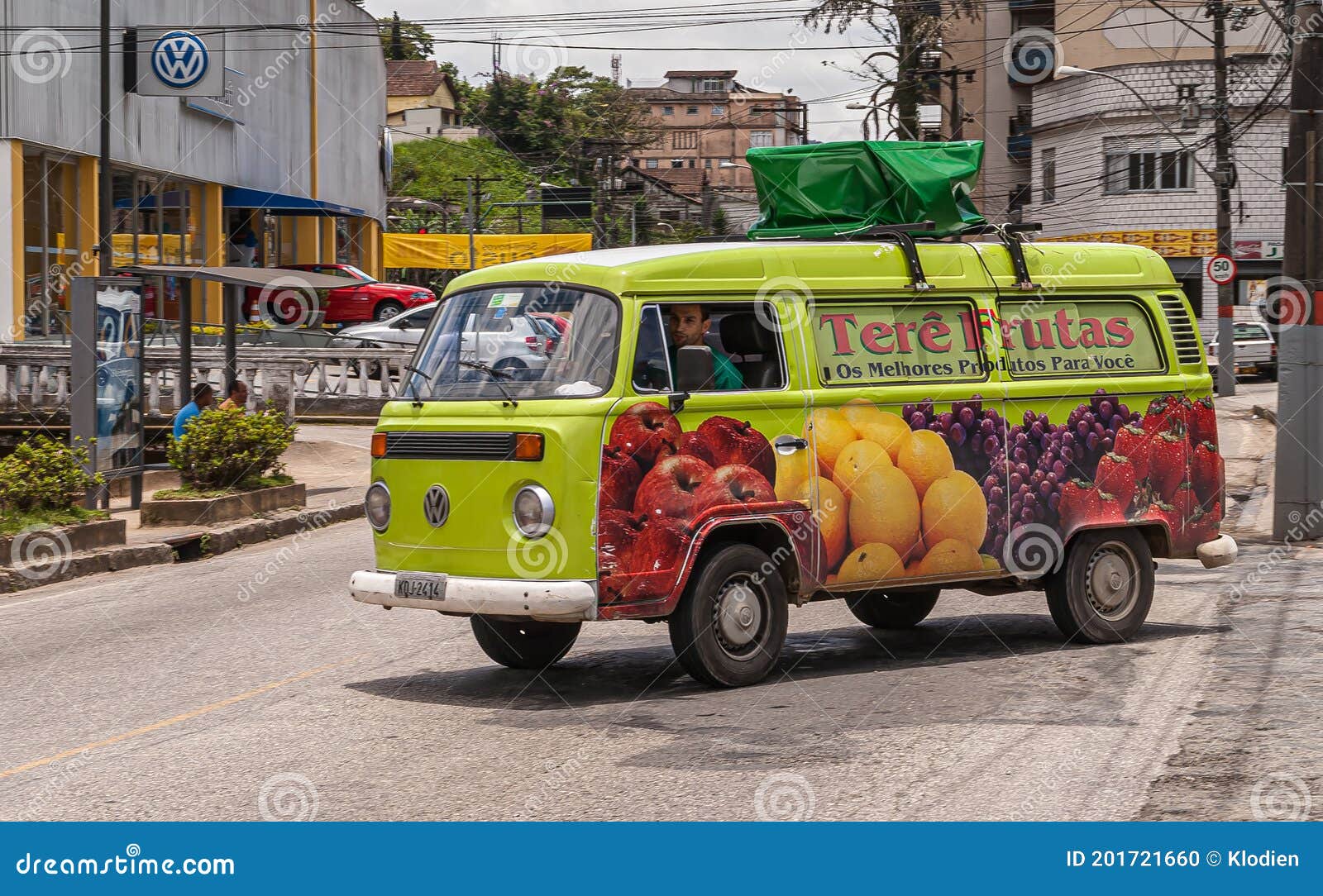 Tere Fresh Fruit Delivery Van, Petropolis, Brazil Editorial - of america, 201721660