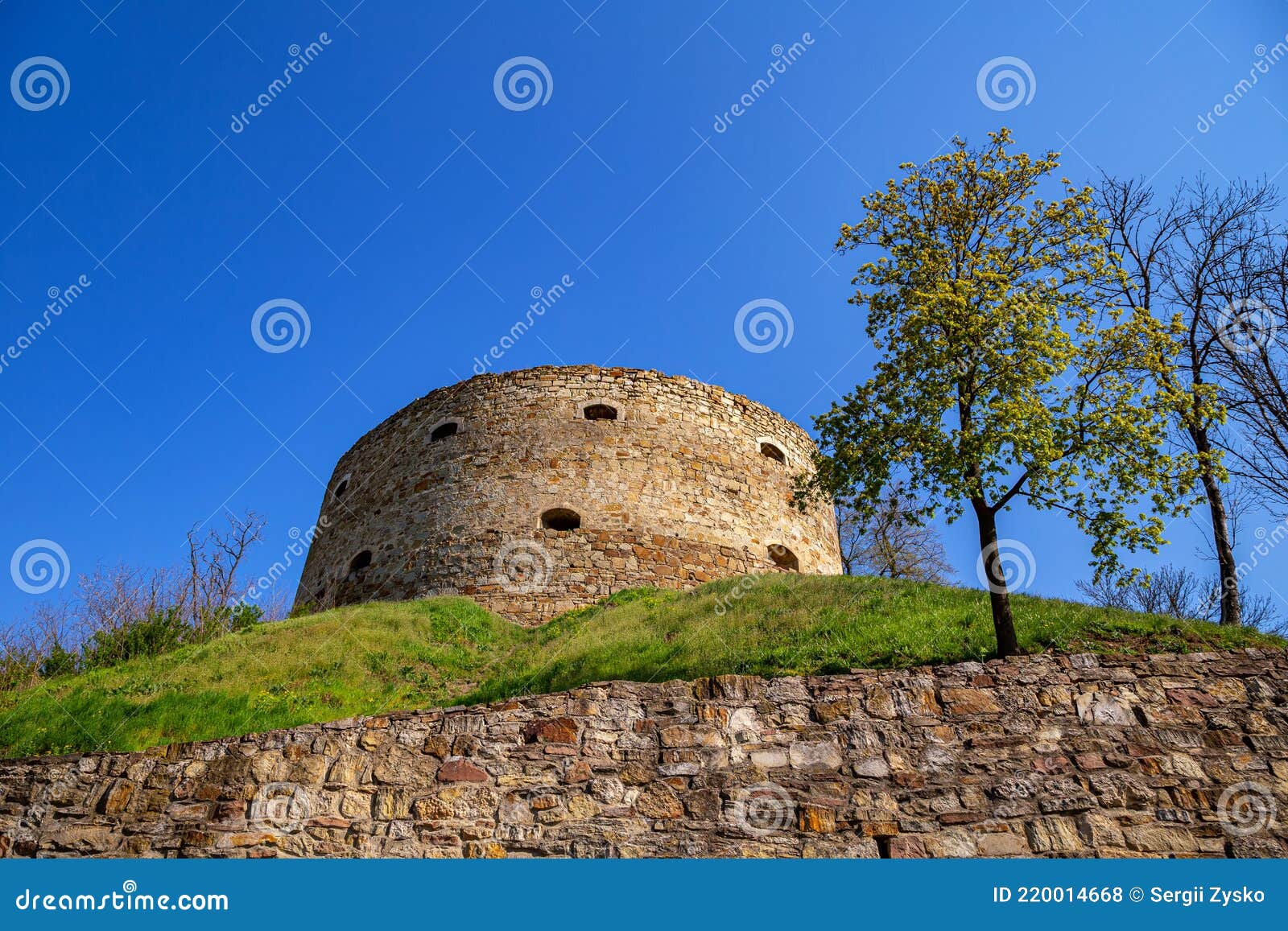 terebovlia castle in ternopil region. ukraine