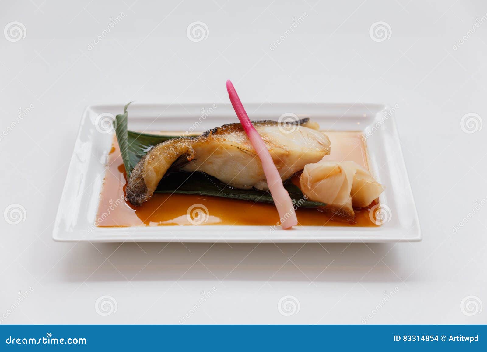 Teriyaki Sablefish Fried Marinated Sable Fish With Teriyaki Sauce