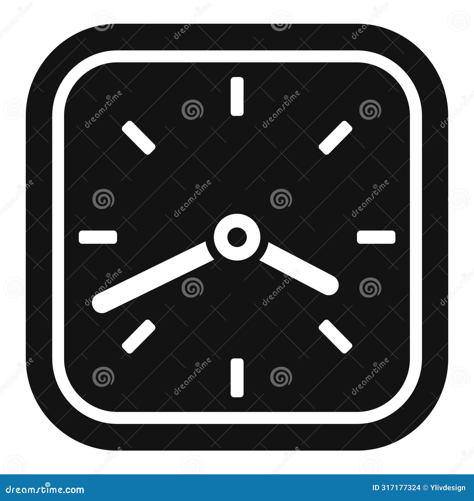 term wall clock icon simple . duration event