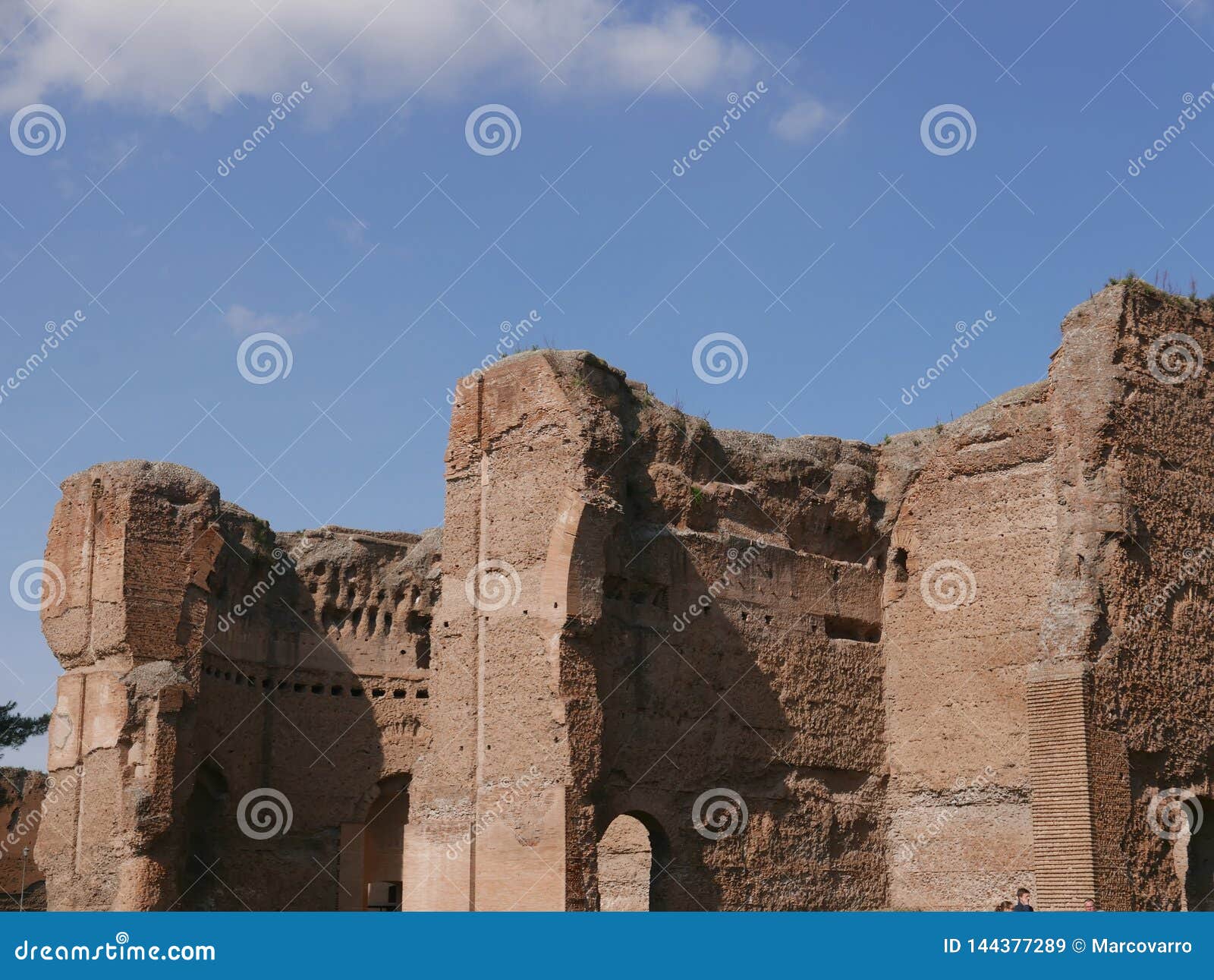 terme di caracalla ancient roman ruins in rome