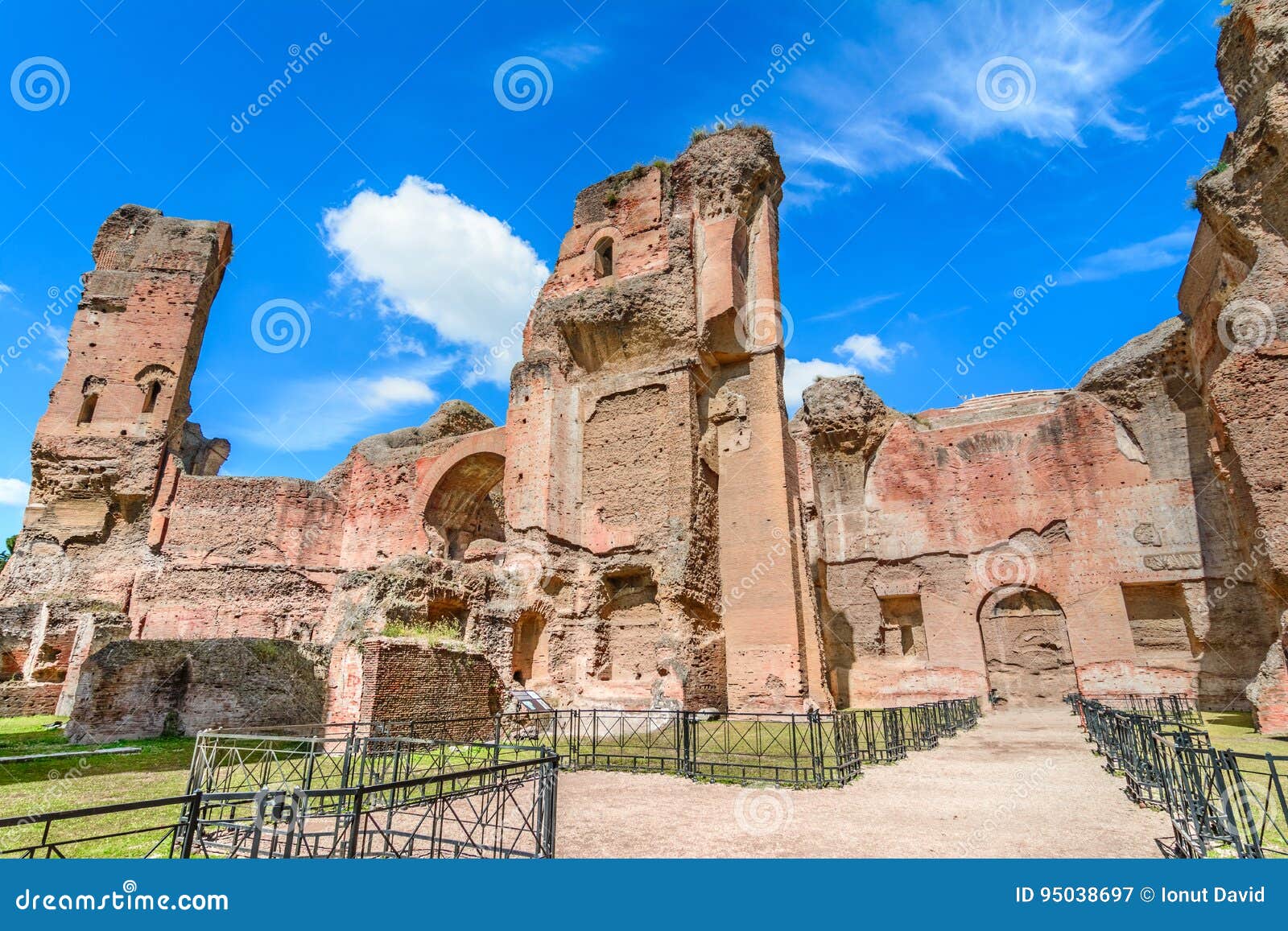 terme di caracalla ot the baths of caracalla in rome, italy