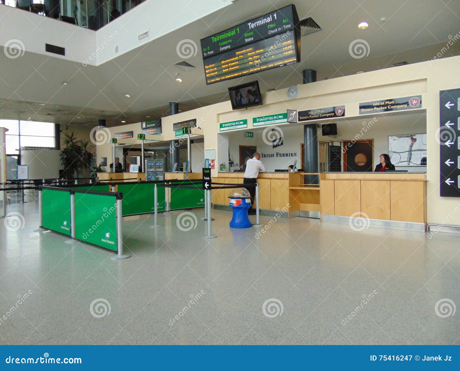 Terminal at Dublin Port editorial photography. Image of inside 75416247