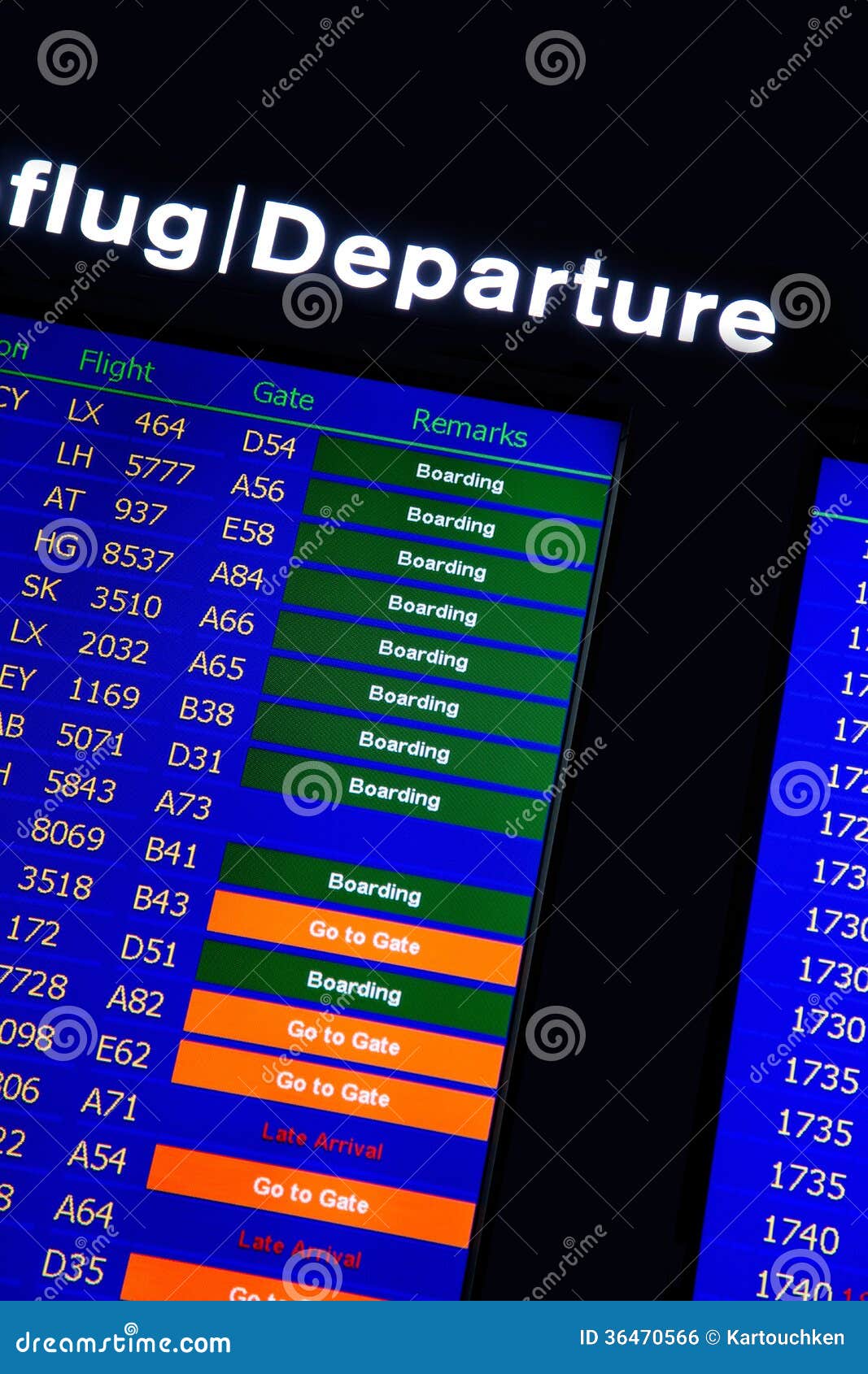 Terminal Info Board 08 stock illustration. Illustration of flight