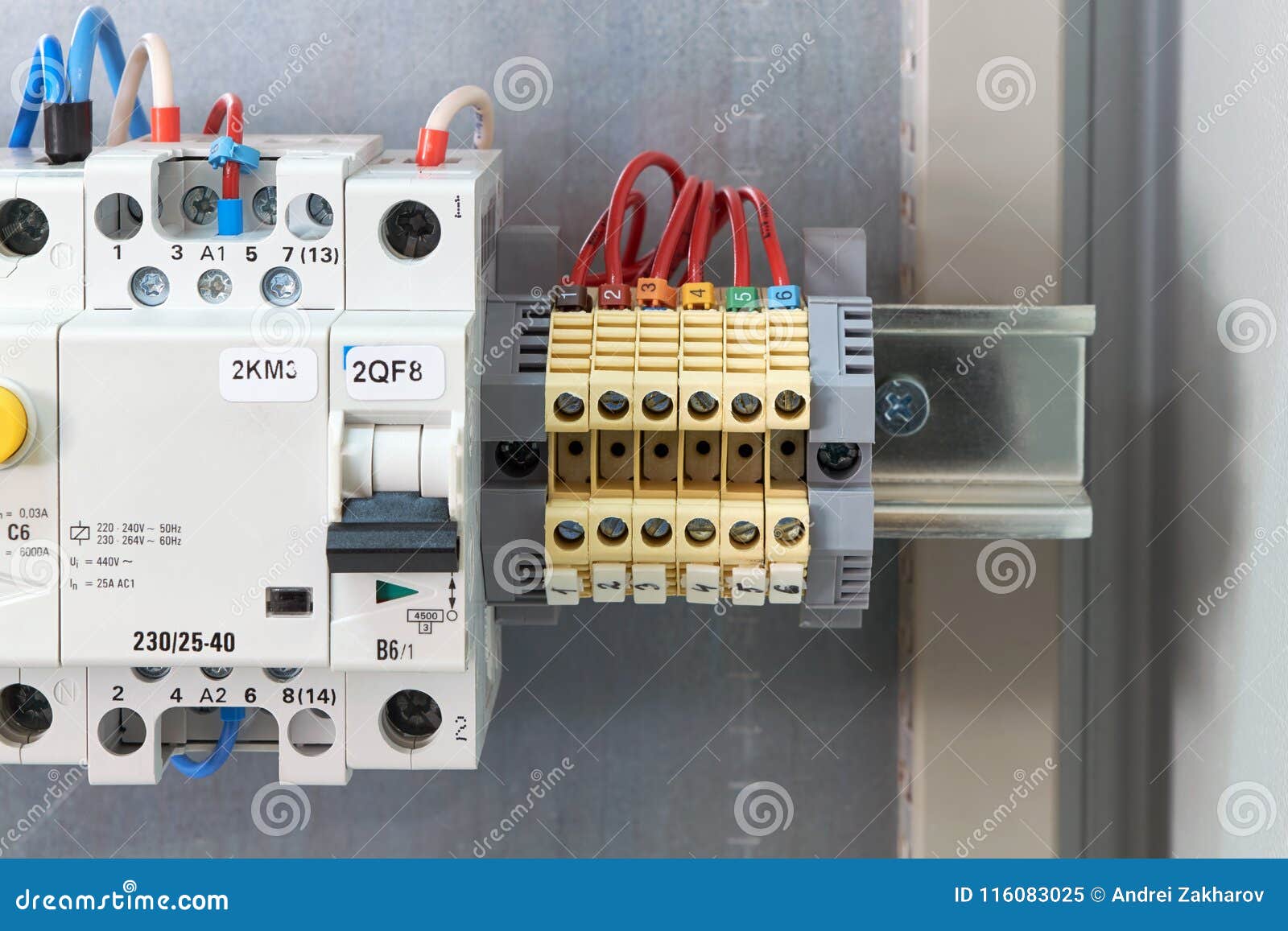 Through Terminals Circuit Breaker Modular Contactor And Rcd In