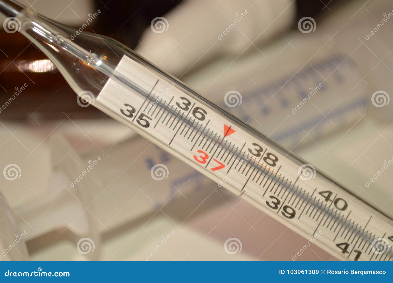 Thermometer Temperature Medicine Stock Image Image of thermometer