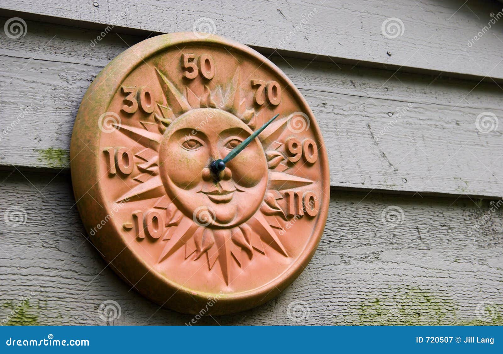 Termometro Da Finestra Esterno - Rotondo Trasparente Autoadesivo, Impermeabile, Senza Batteria