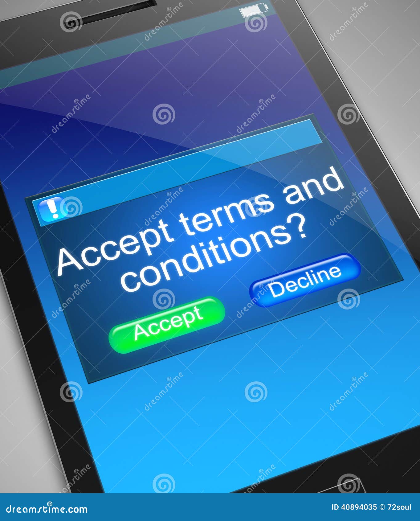 terms and conditions concept.