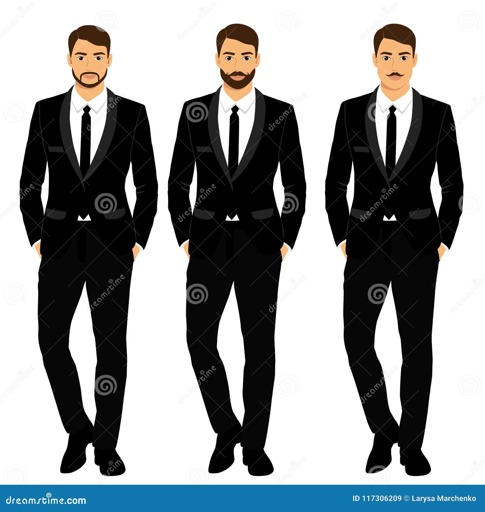 Terno Do S Dos Homens Do Casamento Smoking Ilustracao Do Vetor Ilustracao De Homens Terno 117306209