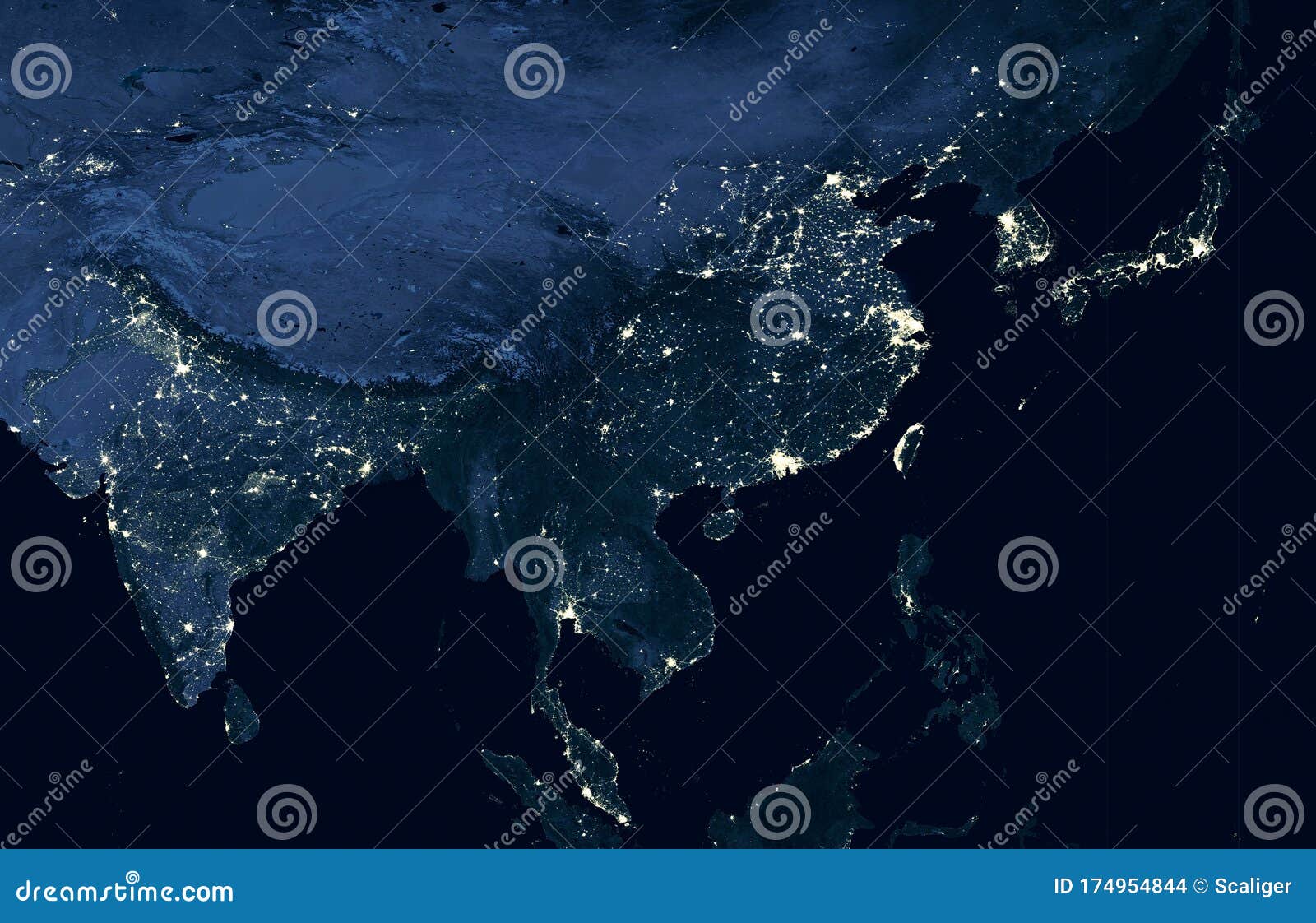 NASA] Mapa Mundo Nocturno Mostra Actividade Humana