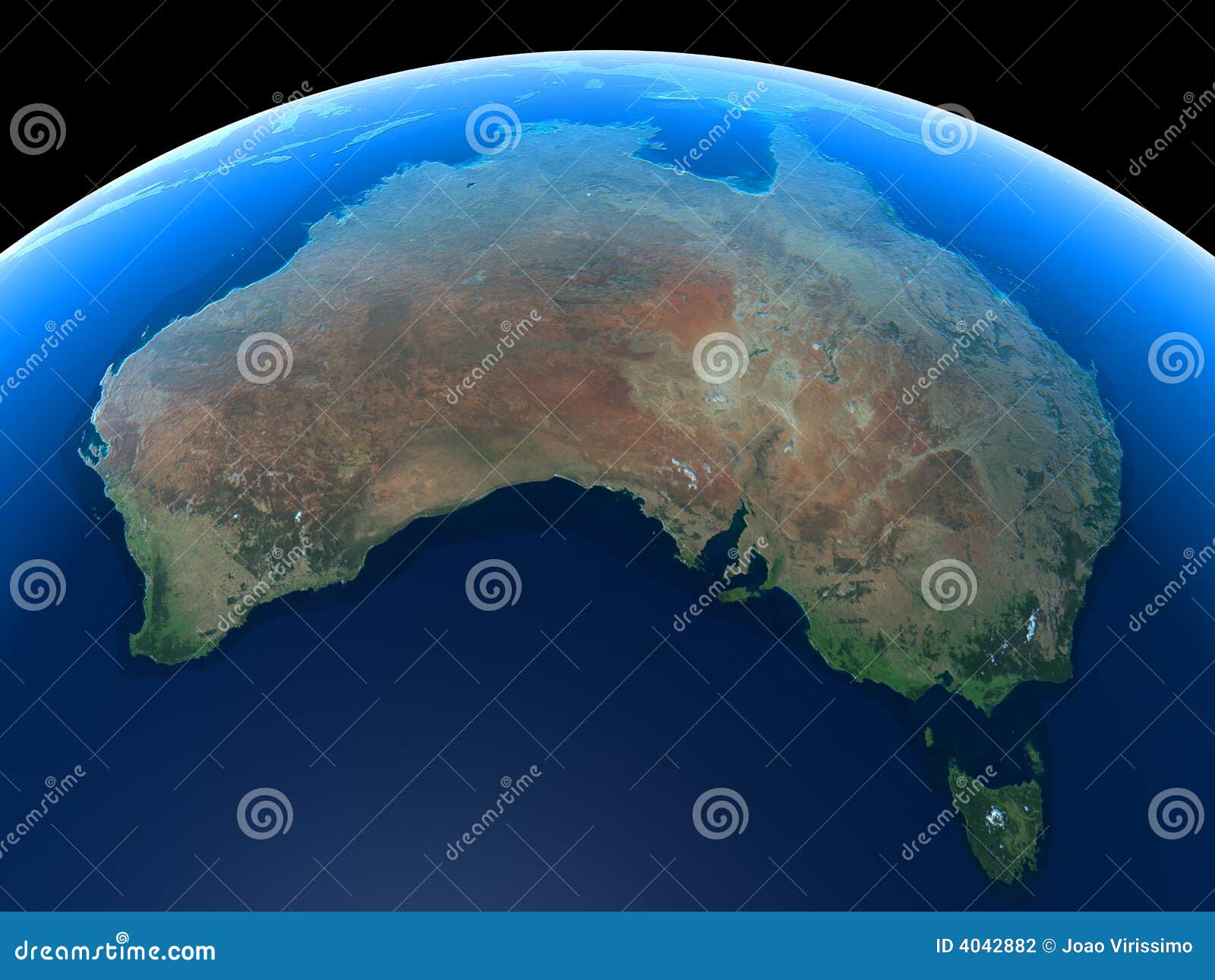 Terra Australia illustrazione di stock. Illustrazione di nordico 4042882