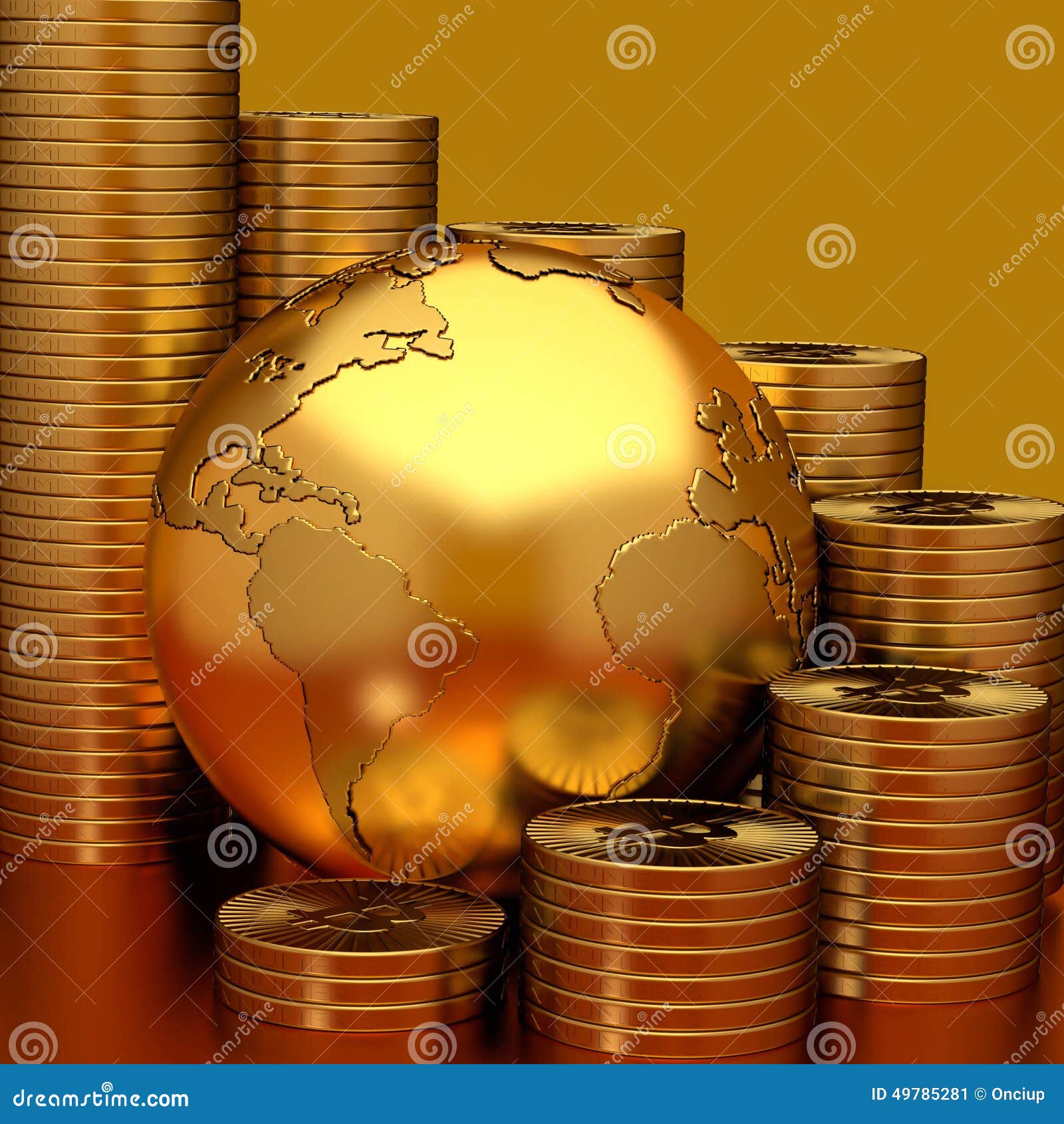 Gráfico De Ouro, Terra E Bitcoin Ilustração Stock - Ilustração de terra,  gaste: 49785281