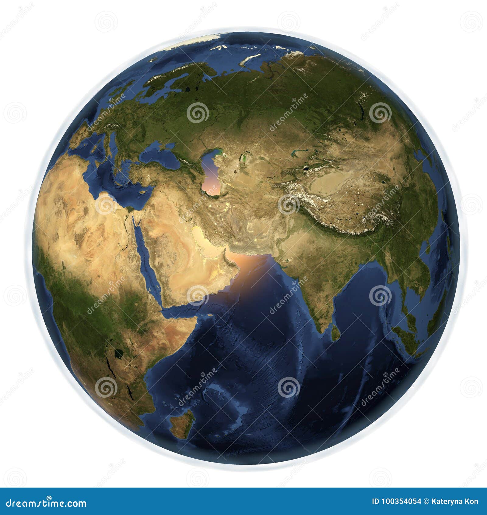 Planeta no espaço