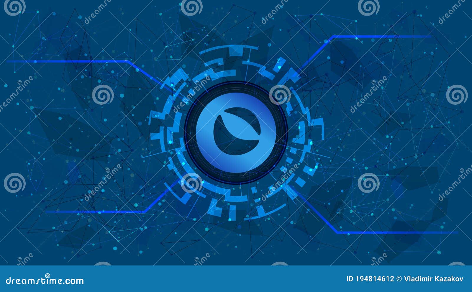 Terra LUNA Token Symbol Of The DeFi Project In A Digital ...