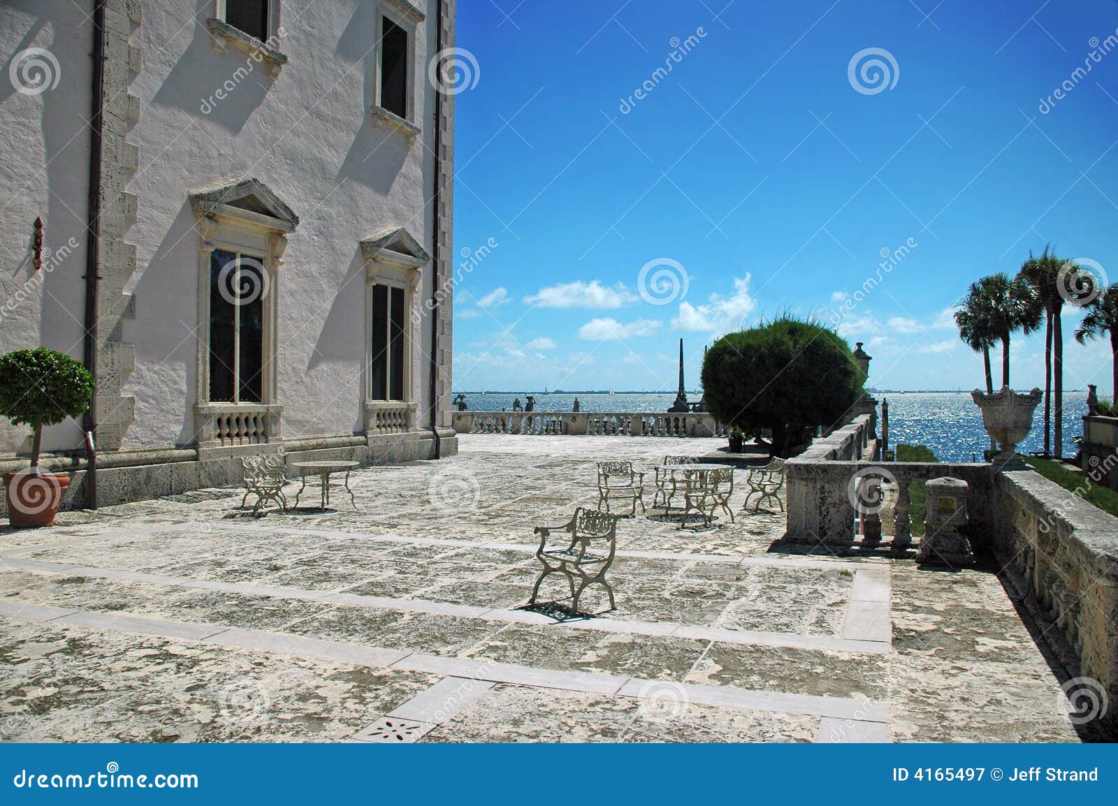 Terrace at Old Miami Estate Stock Image Image of estate, garden 4165497