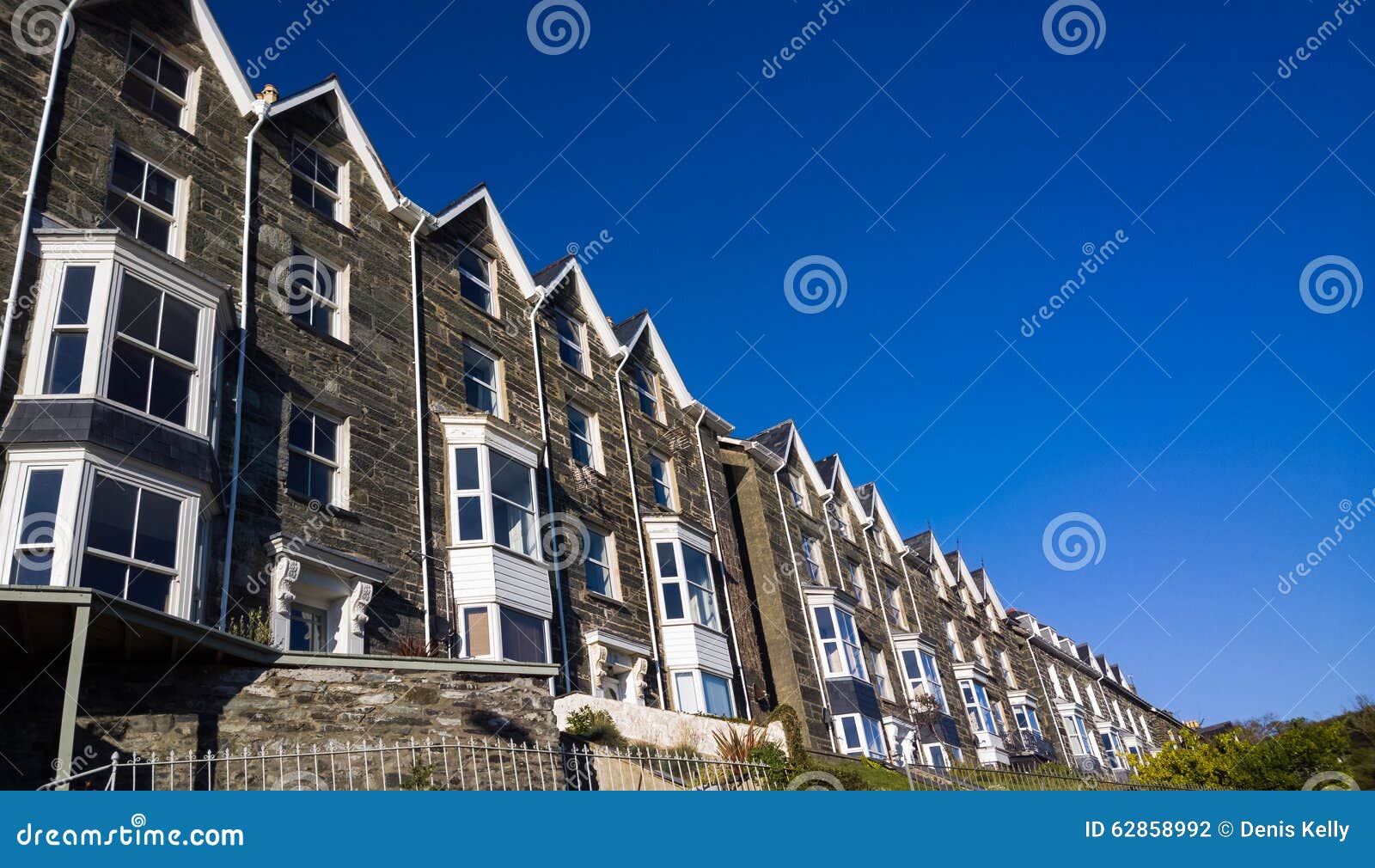 terraced housing in wales uk