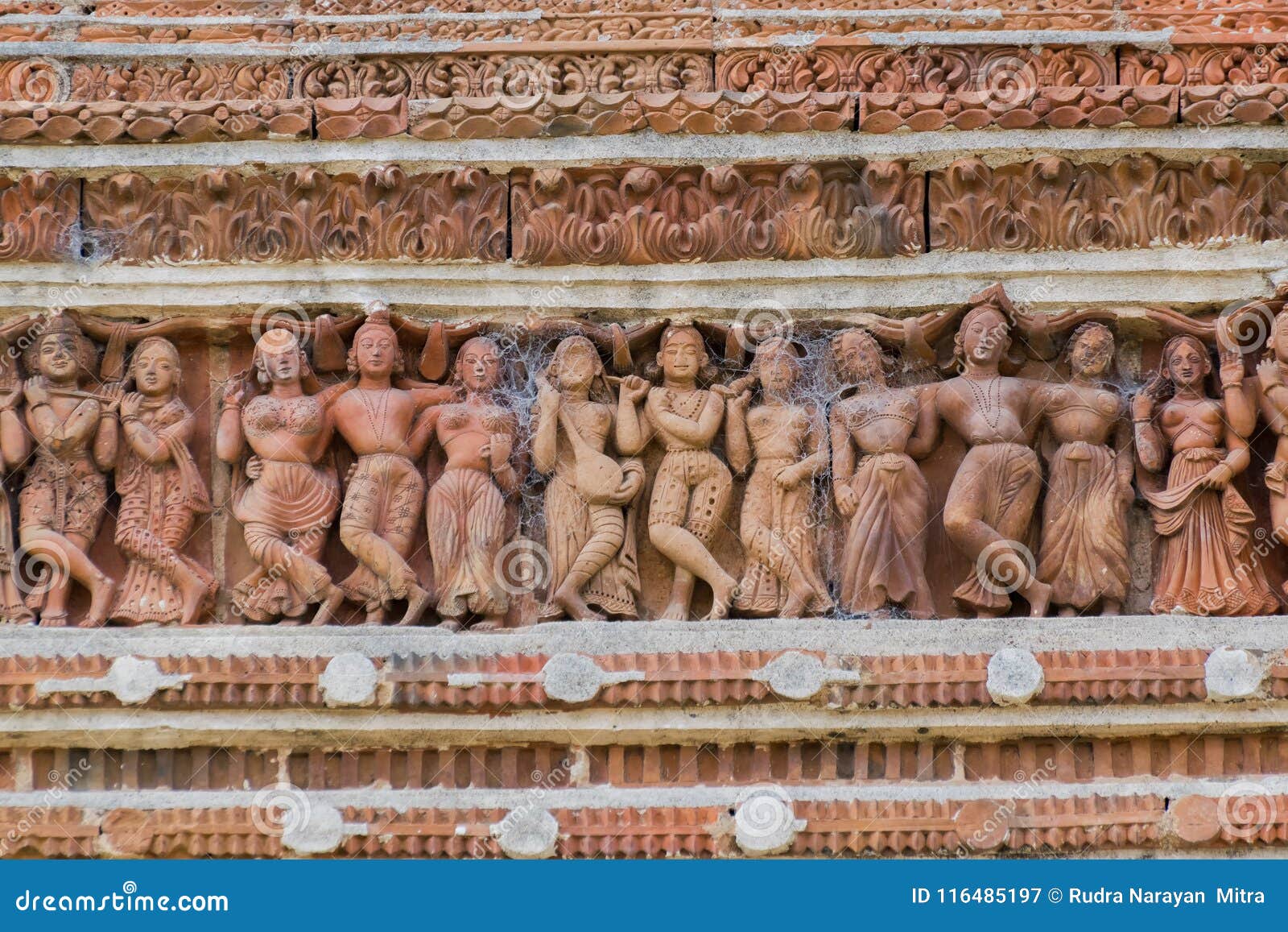 terracotta artworks at kalna, burdwan, west bengal - india