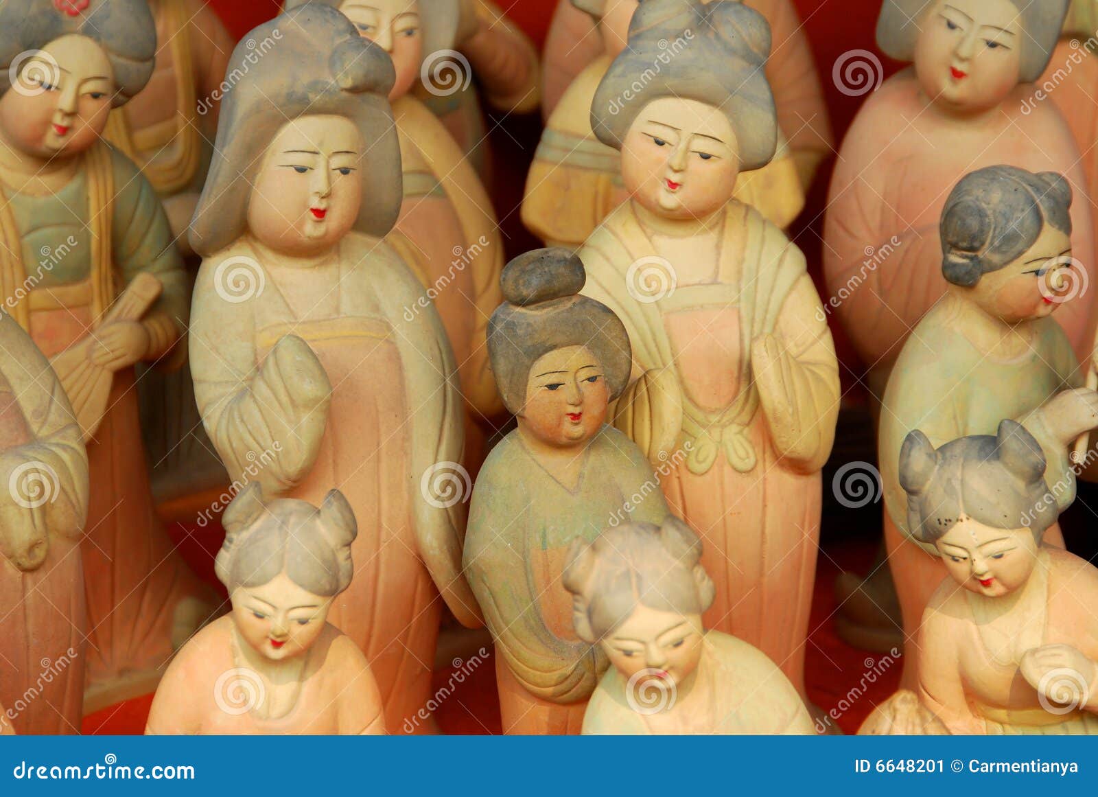 Terracotta figurines stock image. Image of culture, carving 6648201