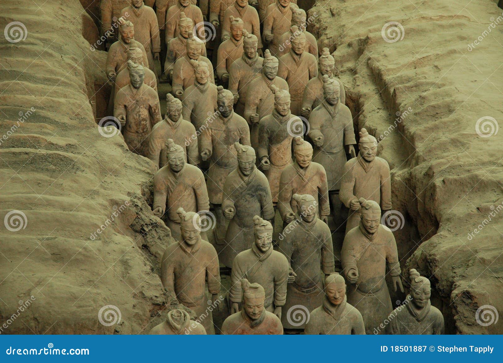 Terracotta Warriors, Xi an editorial photography. Image of archaeological 18501887