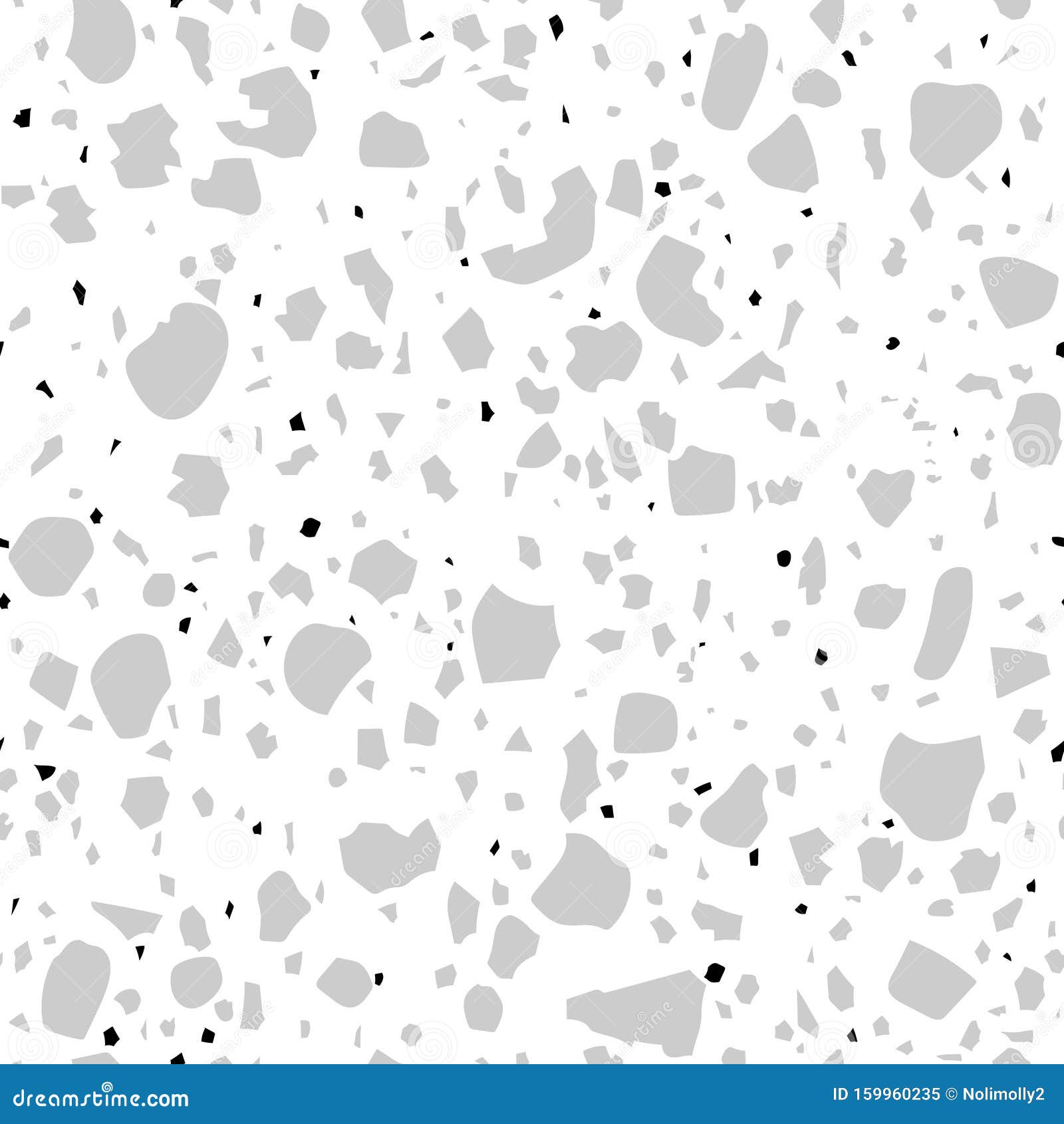 Terrazzo Flooring Vector Seamless Pattern The Texture Of The