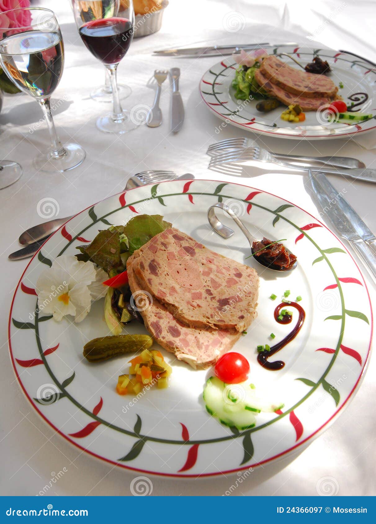 Terrine dell'anatra immagine stock. Immagine di carne 24366097