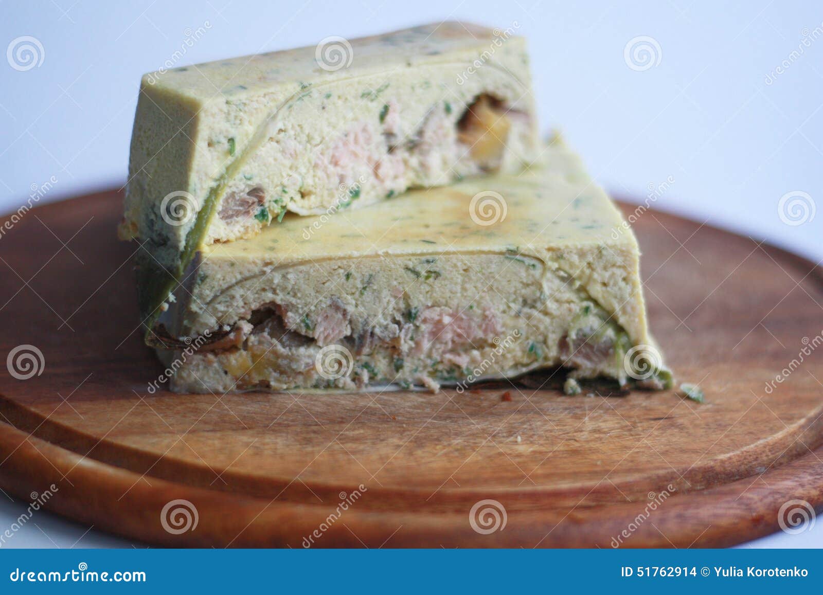 Terrine stock photo. Image of blended, leek, onion, galantine 51762914