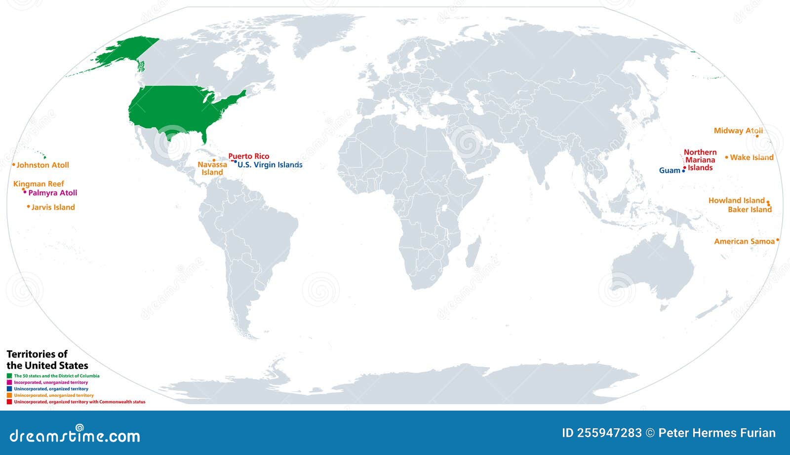 Territories Of The United States Political Map Of Subnational territories-of-the-united-states-political-map-of-subnational