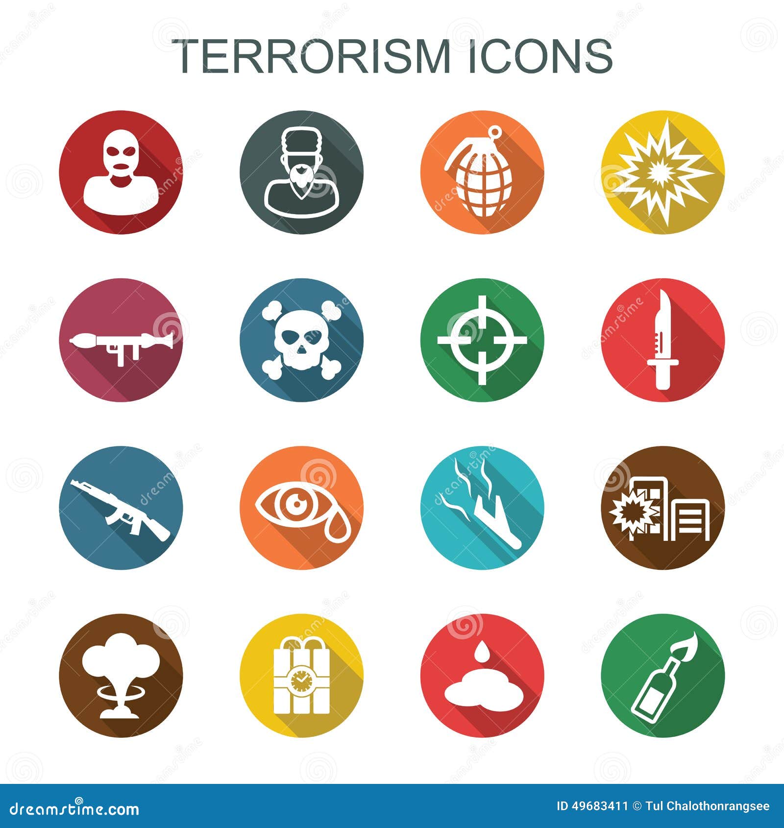 terrorism long shadow icons