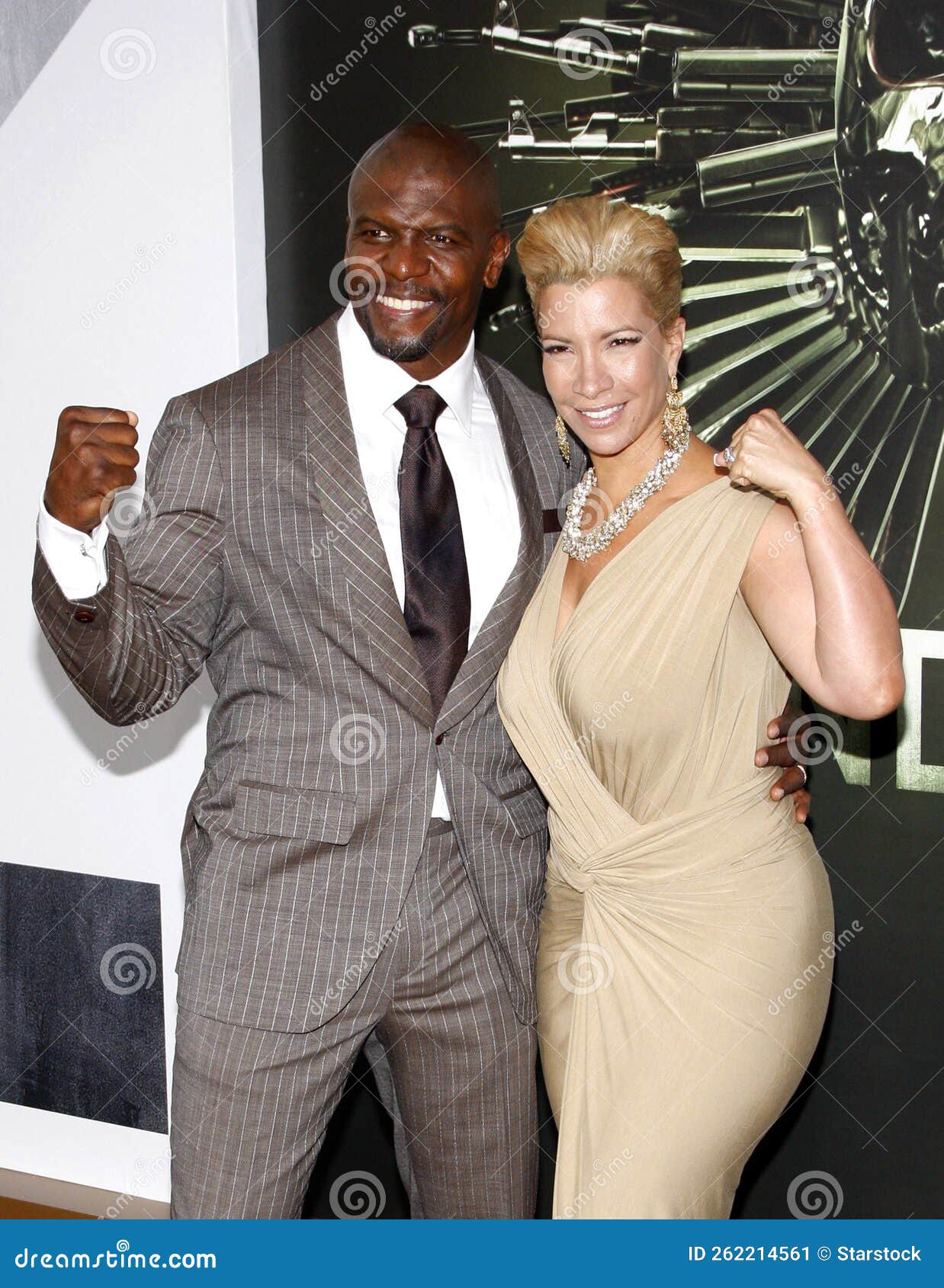 Terry Crews and Wife RebeccaKing Crews Editorial Photo Image of