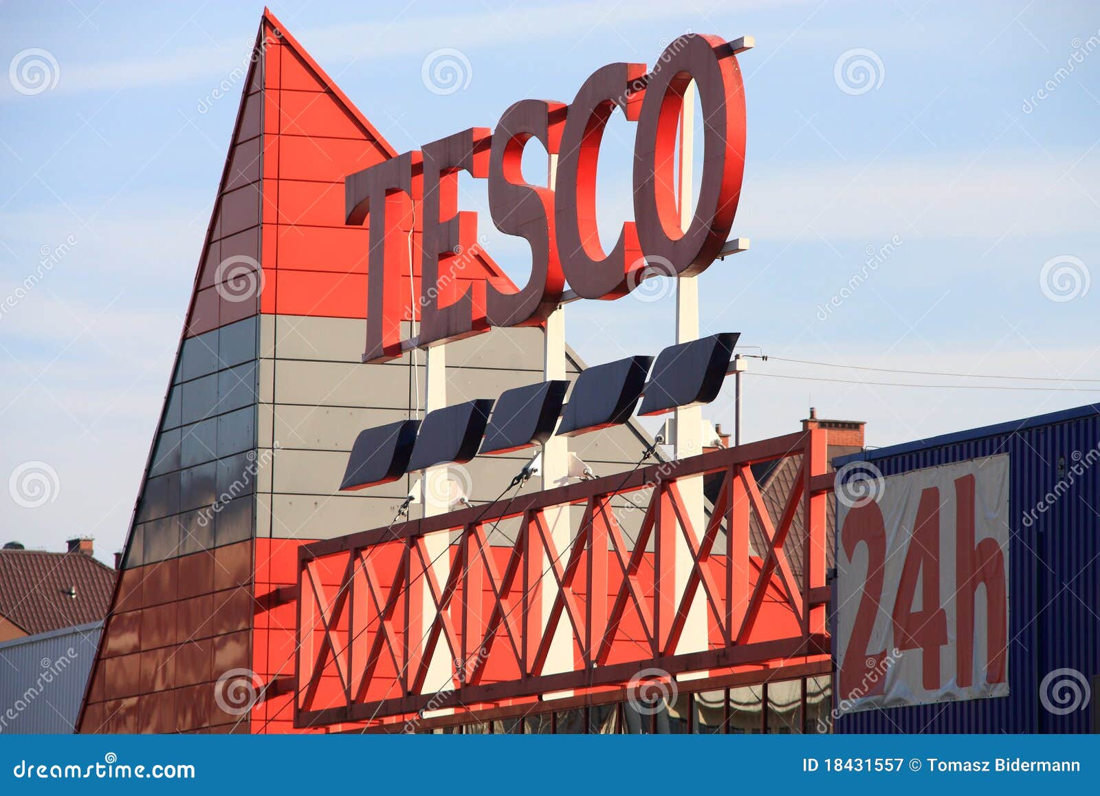 Tesco editorial photography Image of company goods  18431557