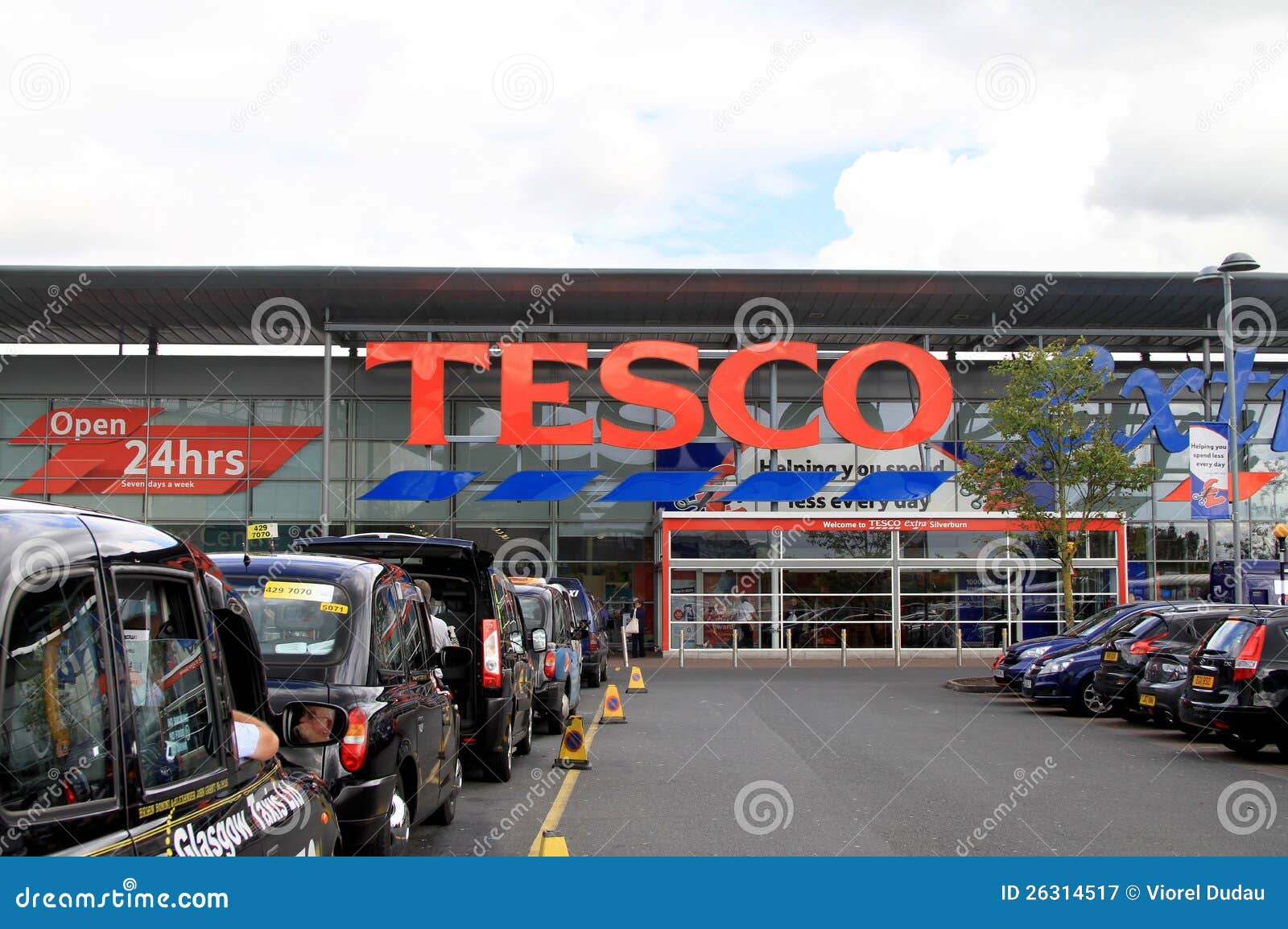 Tesco editorial photography. Image of united, glasgow 26314517