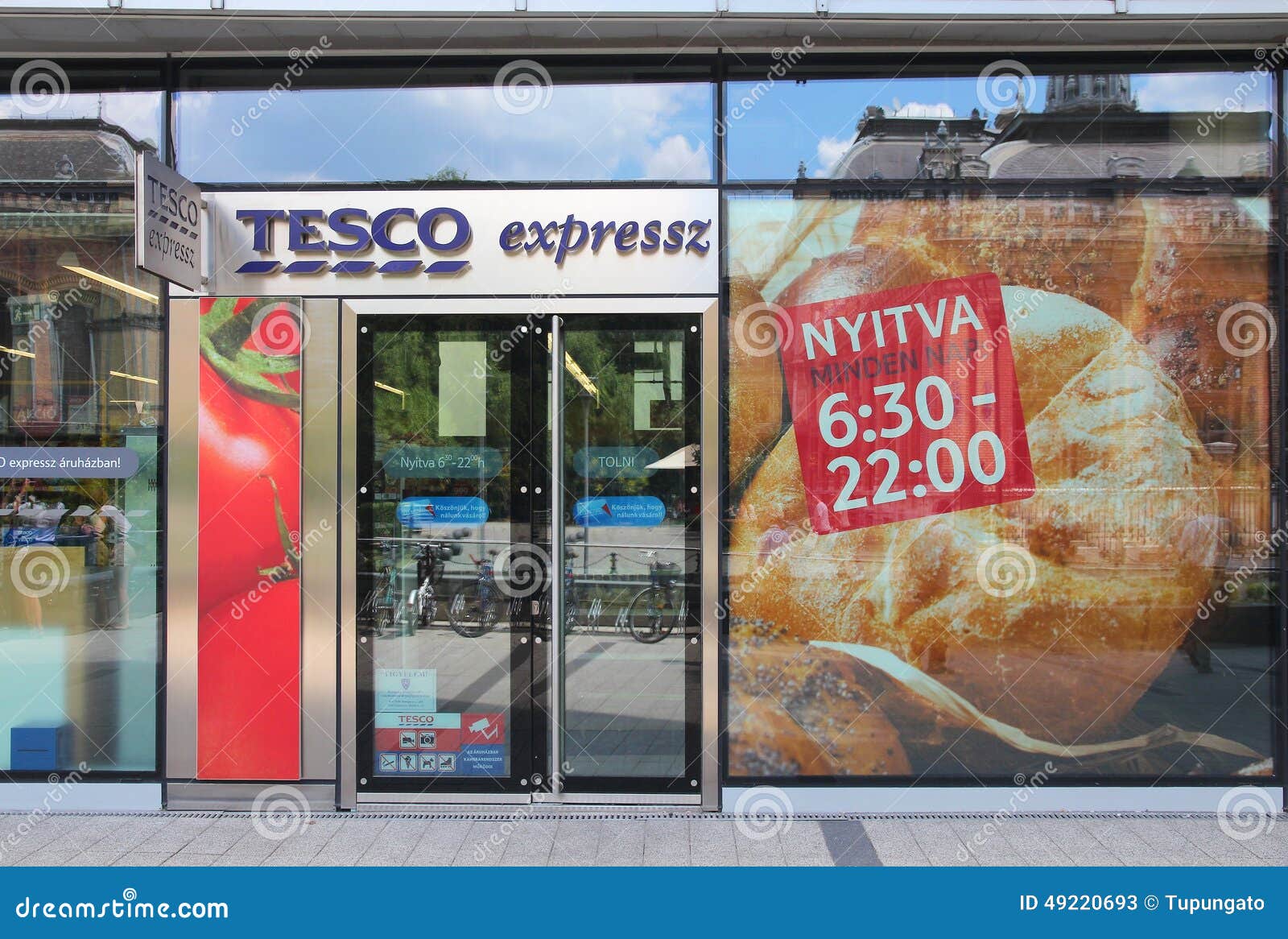 Tesco store editorial stock photo. Image of building 49220693