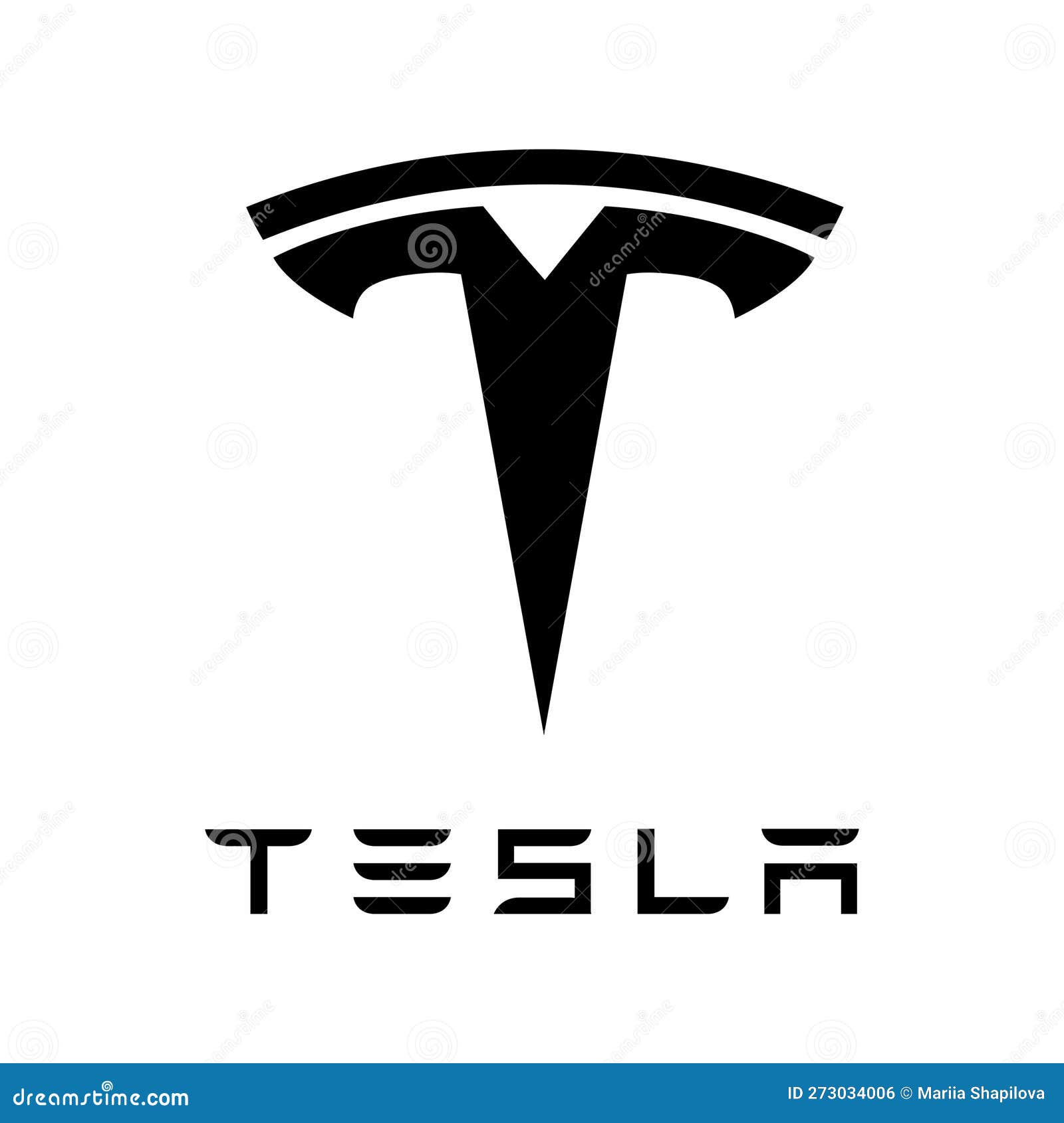 Tesla logo editorial photo. Illustration of sign, company 273034006