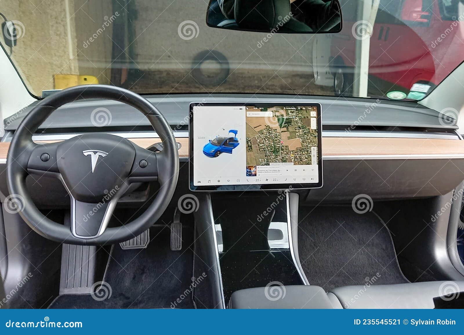 Tesla Model 3 Model Y S X Volant Automatique Bureau Voiture Table