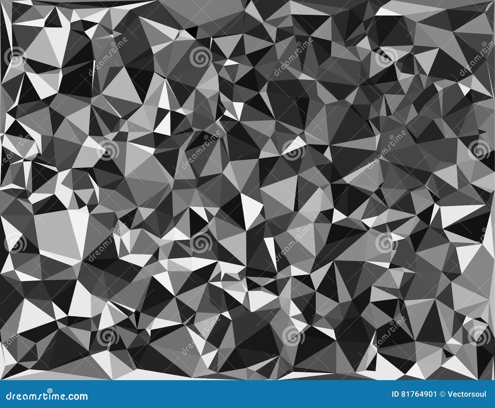 tessellating random triangles pattern, background fitting space