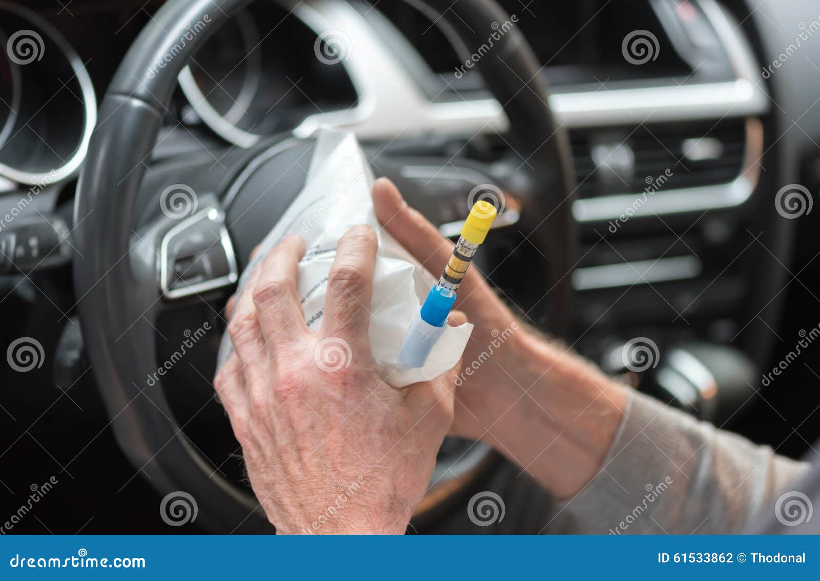 Test of alcohol stock photo. Image of security, safety 61533862