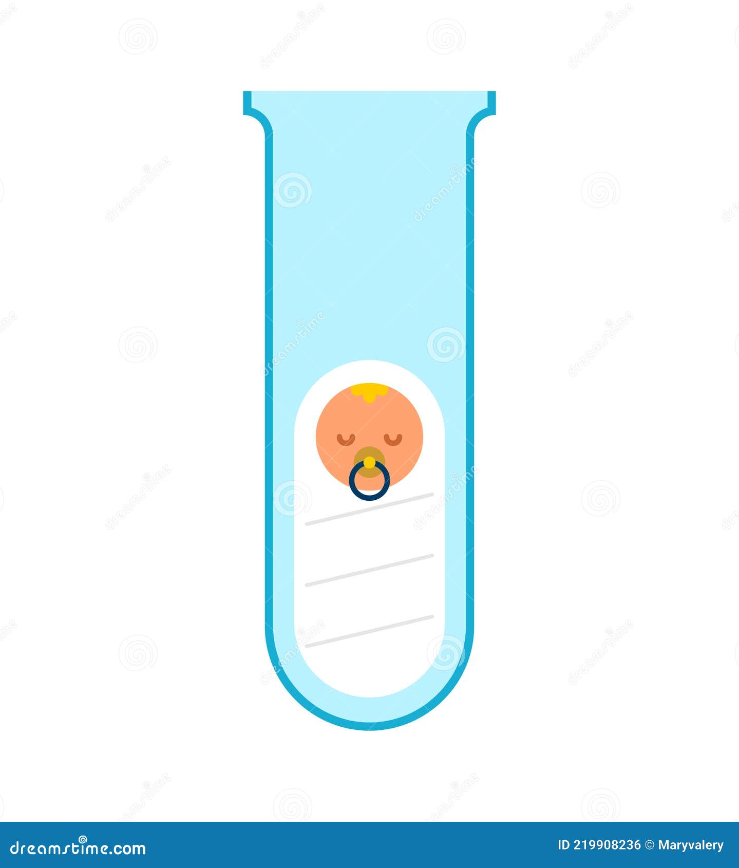 Test Tube Baby. Artificial Insemination Stock Vector Illustration of
