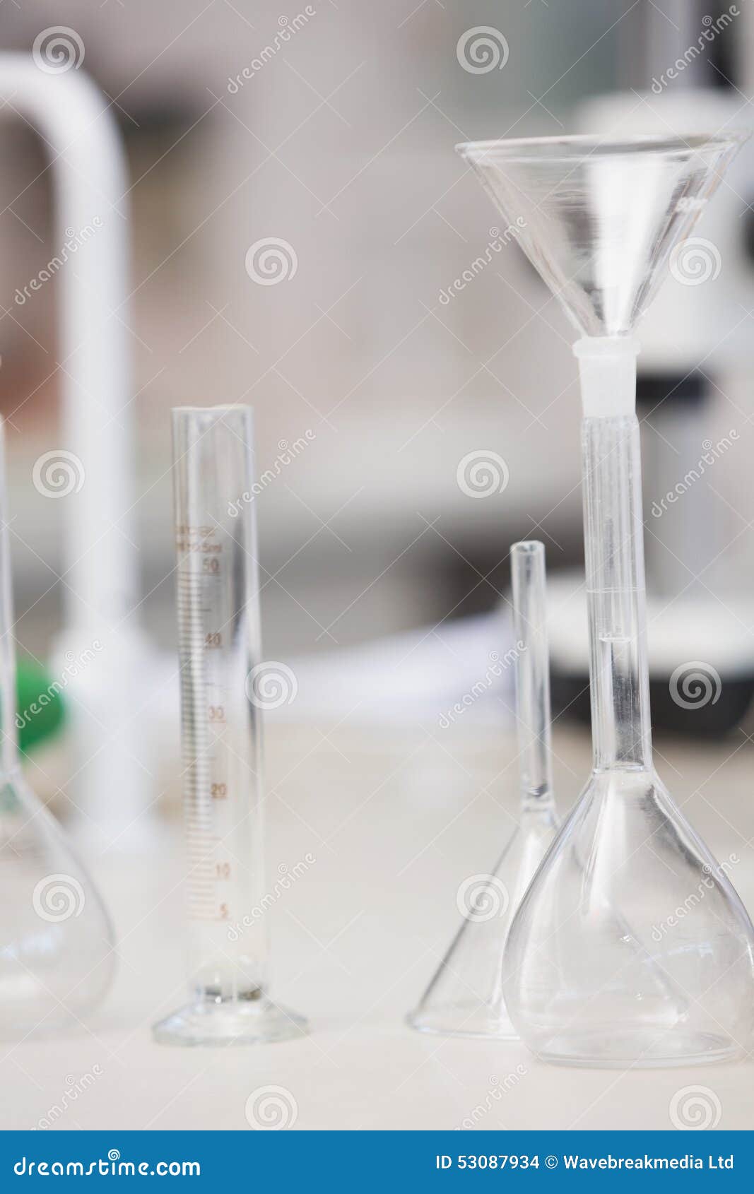 Test tube and beaker stock photo. Image of scientific 53087934