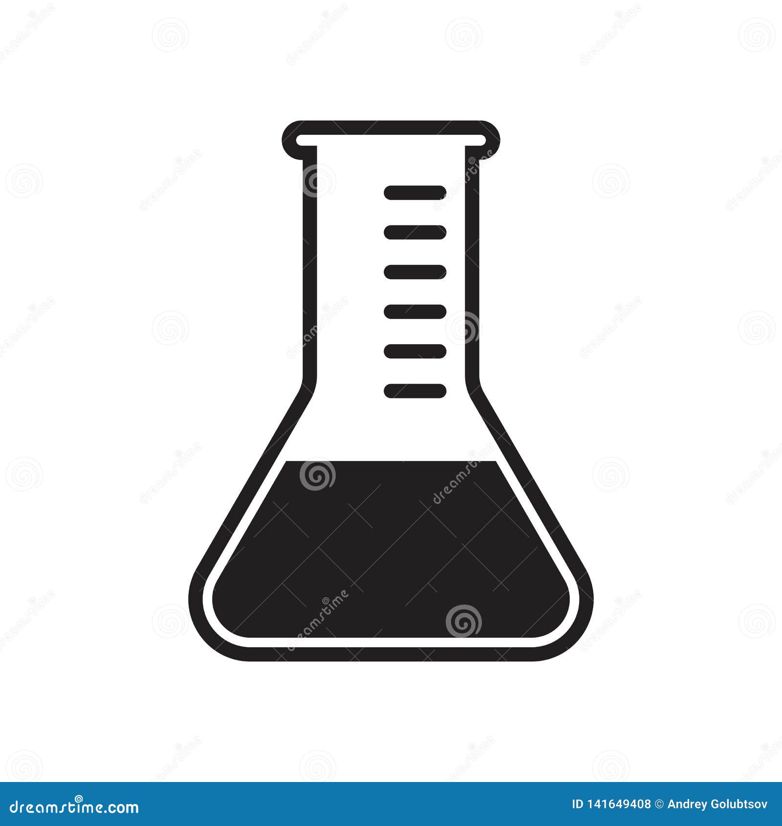 test tube  icon.  clinically tested medically approved laboratory beaker vial label