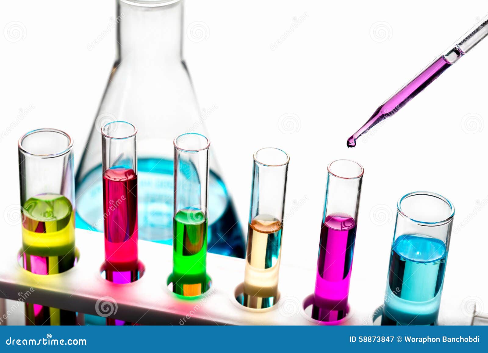 Test tubes stock image. Image of beaker, medical, liquid 58873847