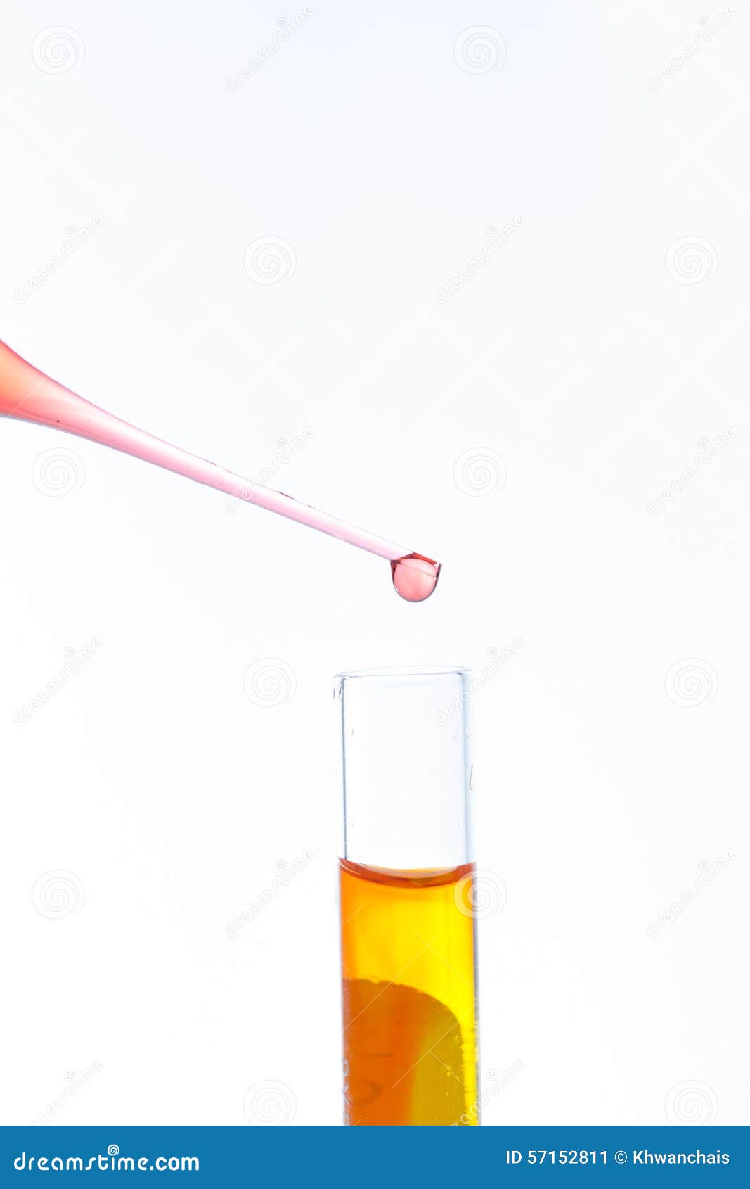 Test Tubes and Pipette Drop, Laboratory Glassware for Research Stock Image Image of drip