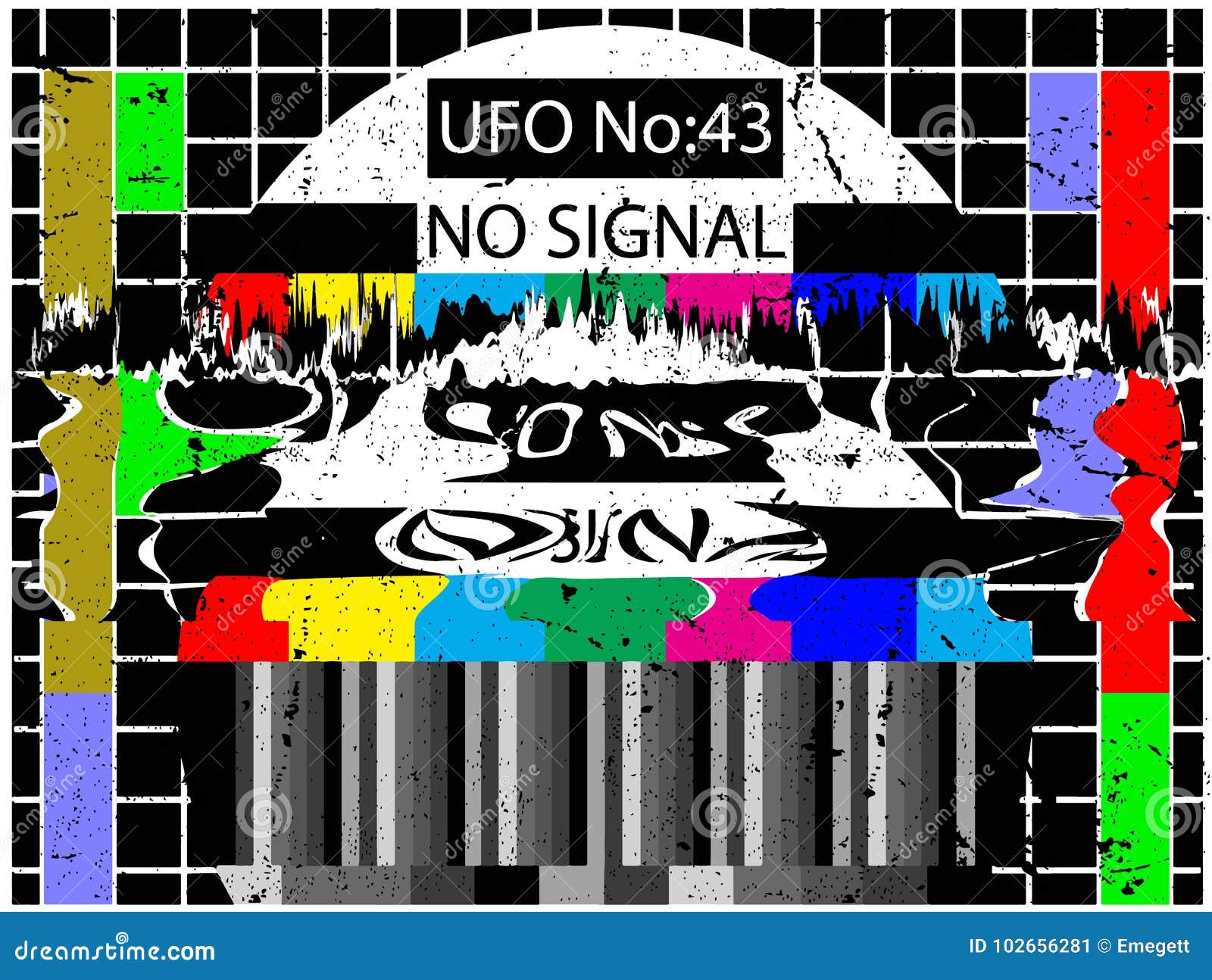 Test Tv Screen Background Old Tv No Signal Tee Graphic Vector Test Tv Screen Background Old Tv No Signal Tee Graphic Vector