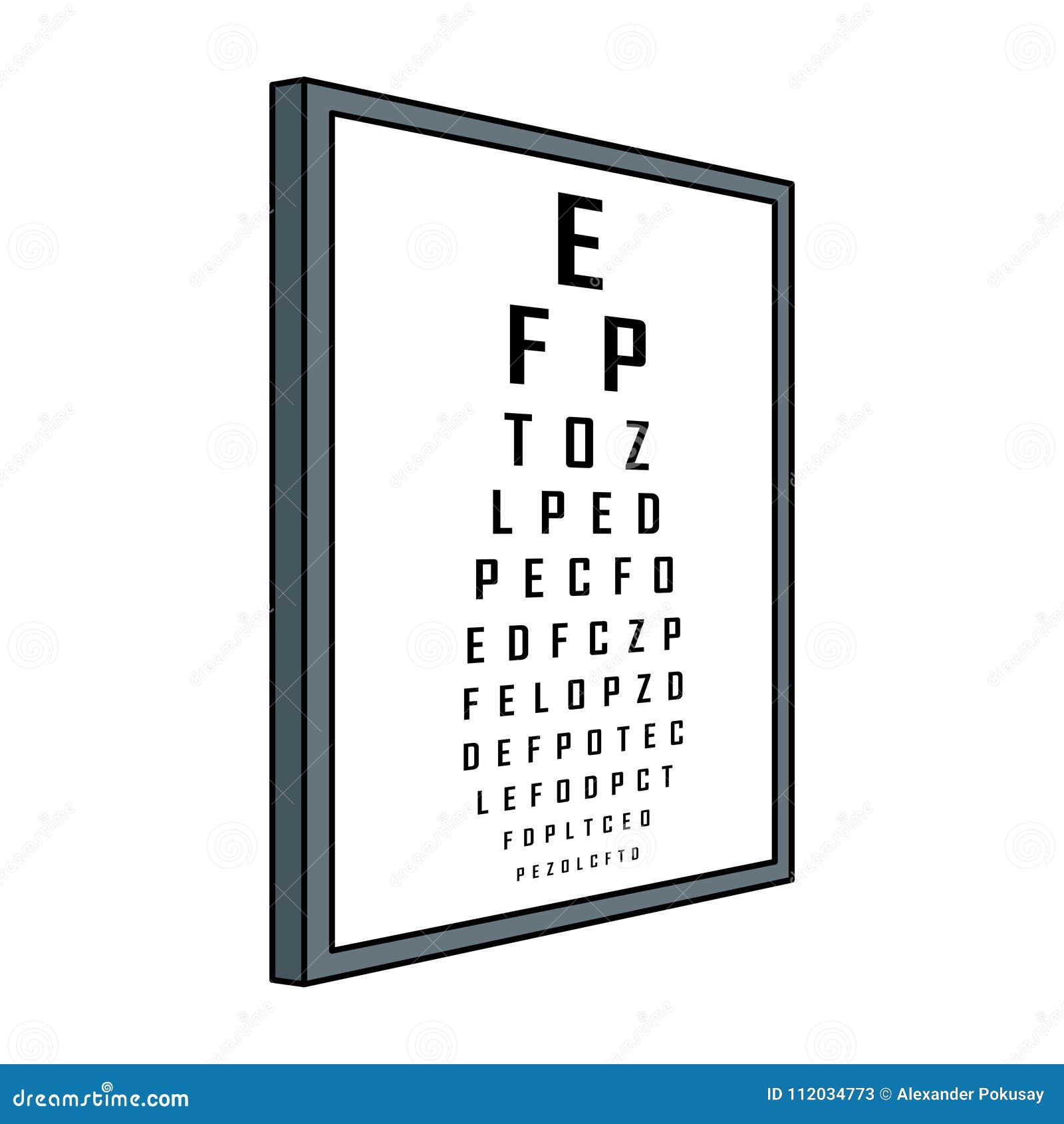 Checking Vision With Snellen Chart