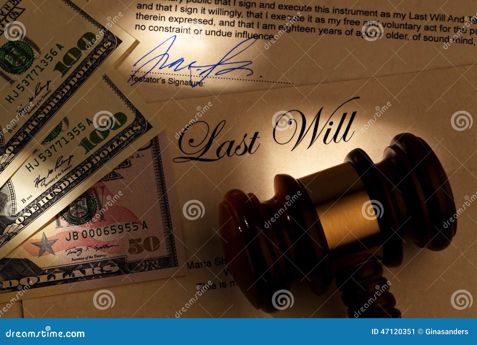 Testament en anglais photo éditorial. Image du acte, notaire 47120351