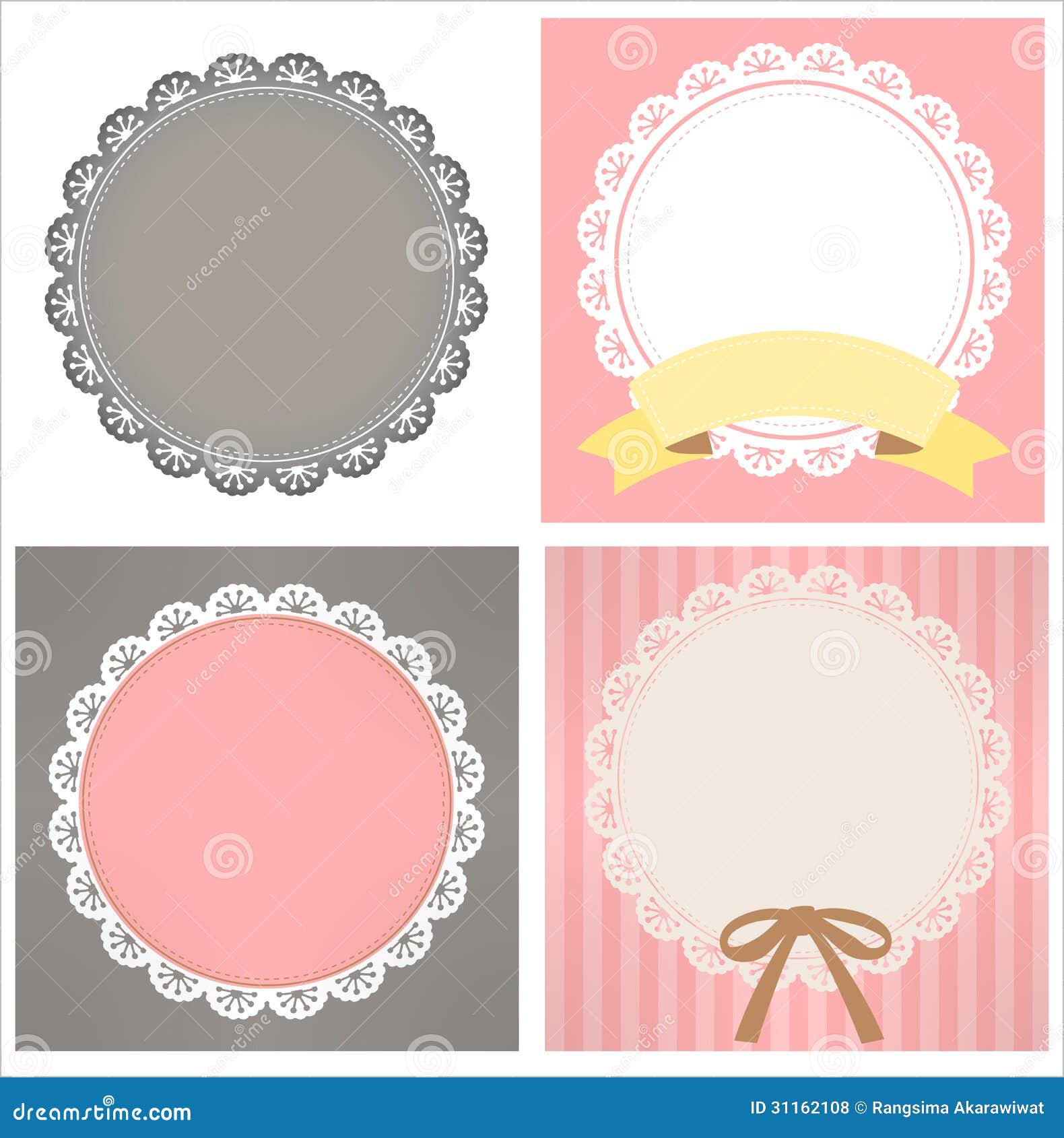 Padrão de Renda Adorável ilustração stock. Ilustração de beleza - 31162108, image size:1580x1690