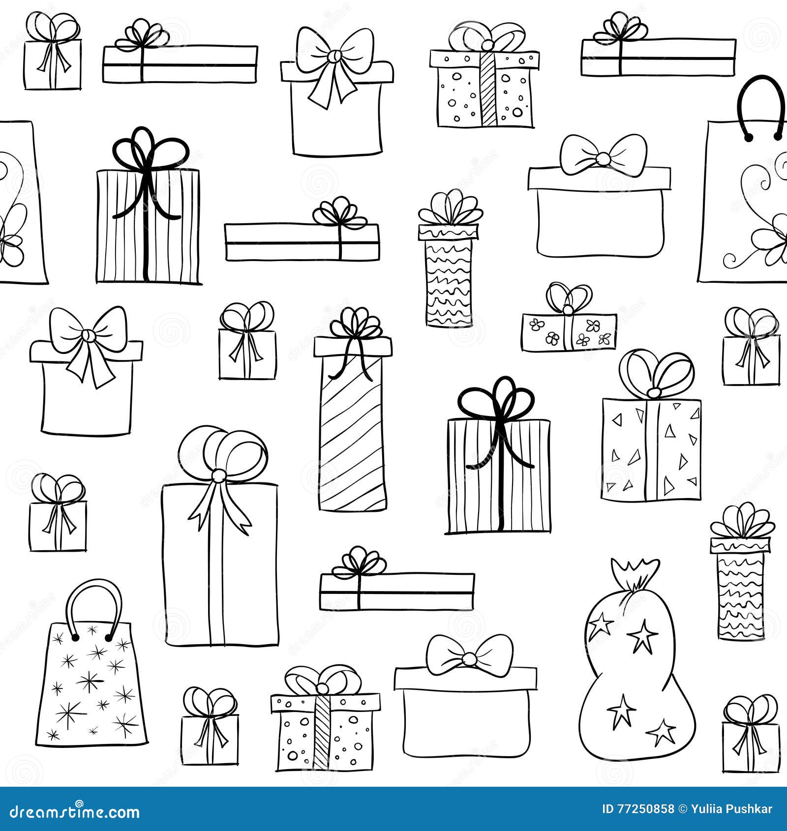 Teste Padrão Do Natal Com As Caixas De Presente Tiradas Mão Ilustração do Vetor - Ilustração de fofofo, rabisco: 77250858 Teste Padrão Do Natal Com As Caixas De Presente Tiradas Mão Ilustração do Vetor - Ilustração de fofofo, rabisco: 77250858